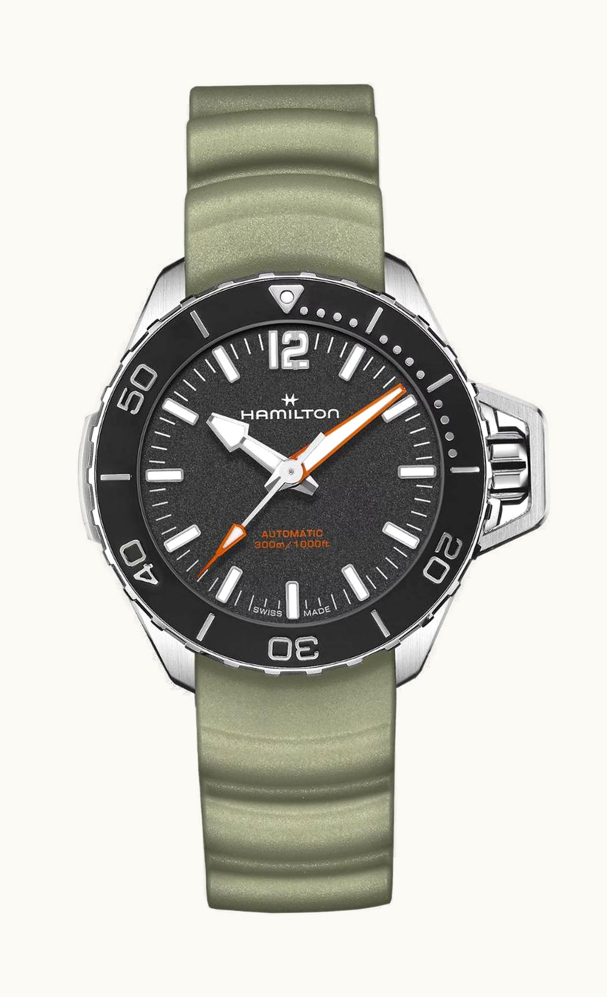 Hamilton Frogman Auto 41 Stainless Steel / Black / Rubber