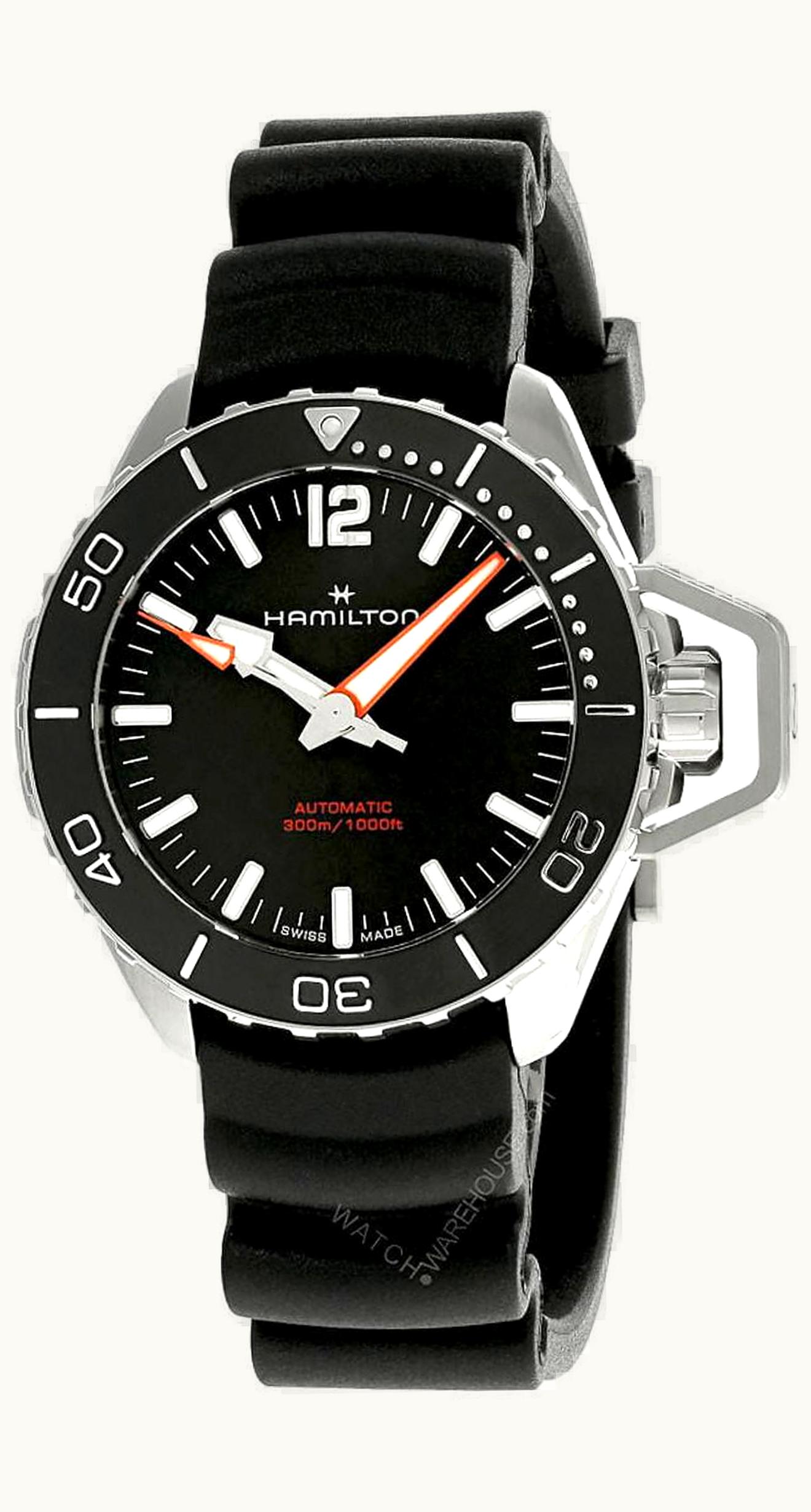 Hamilton Frogman Auto 41 Stainless Steel / Black / Rubber