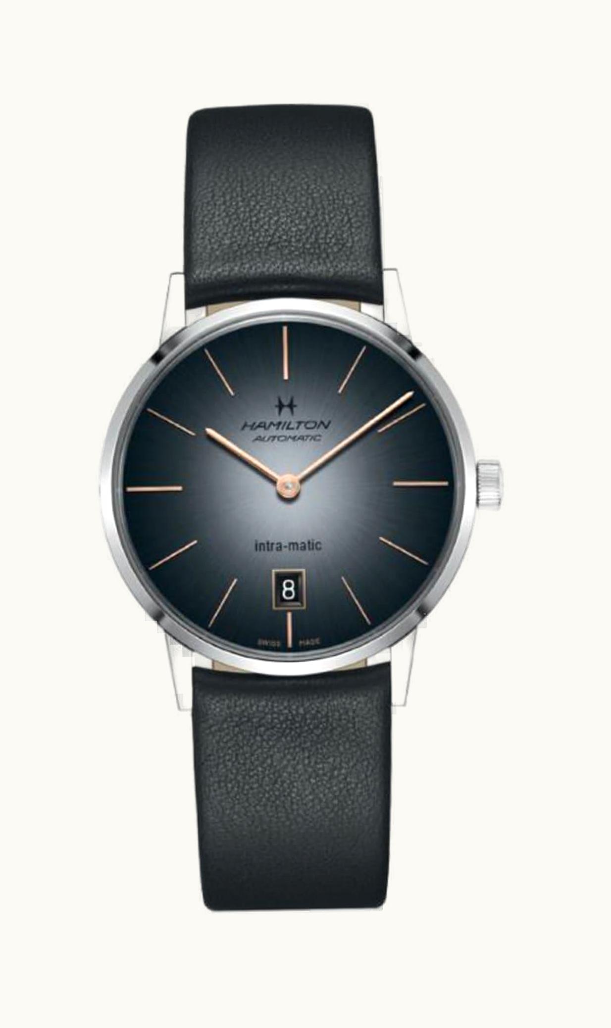 Hamilton Intra-Matic 38 Stainless Steel / Grey