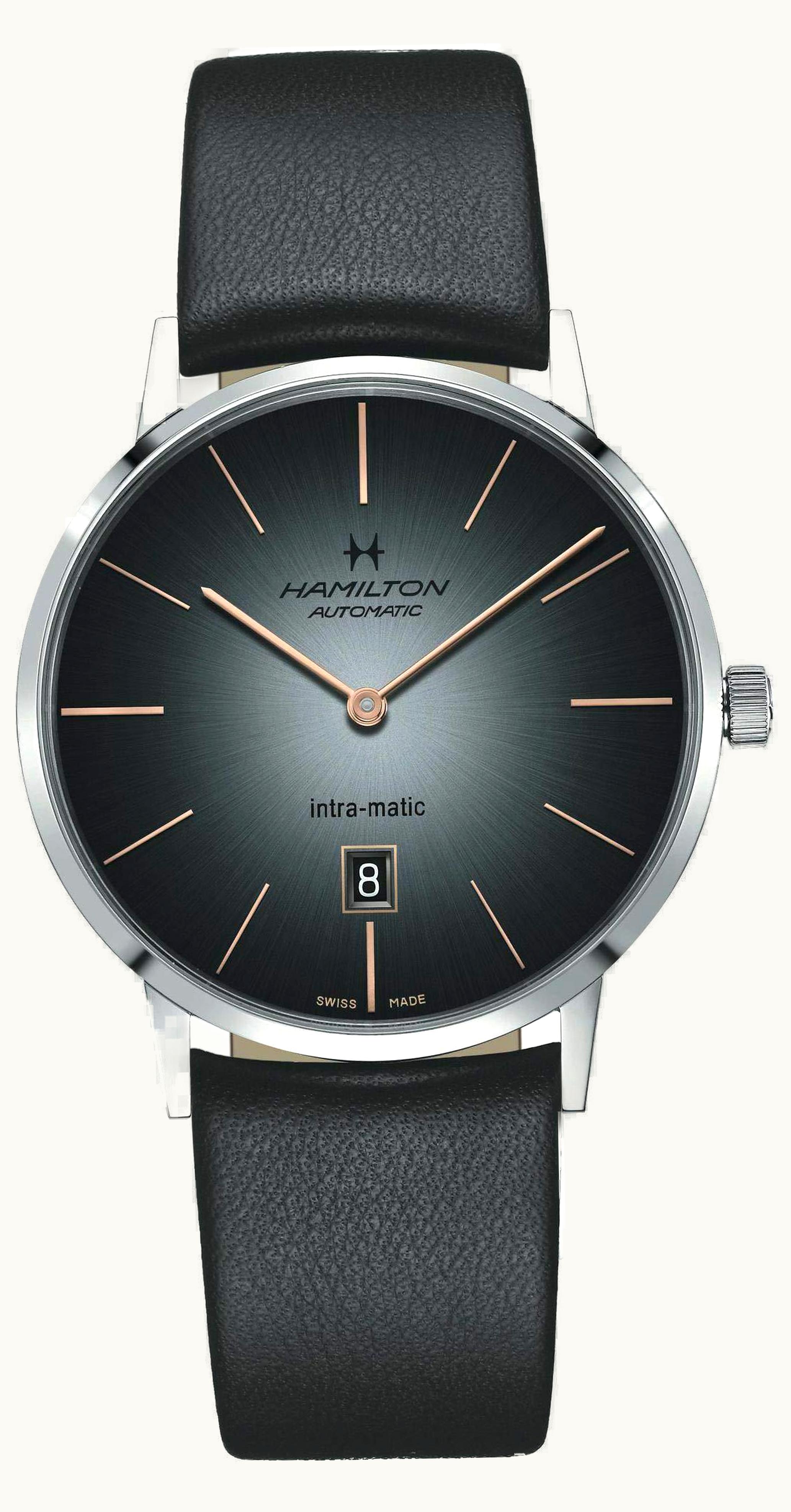 Hamilton Intra-Matic 42 Stainless Steel / Grey