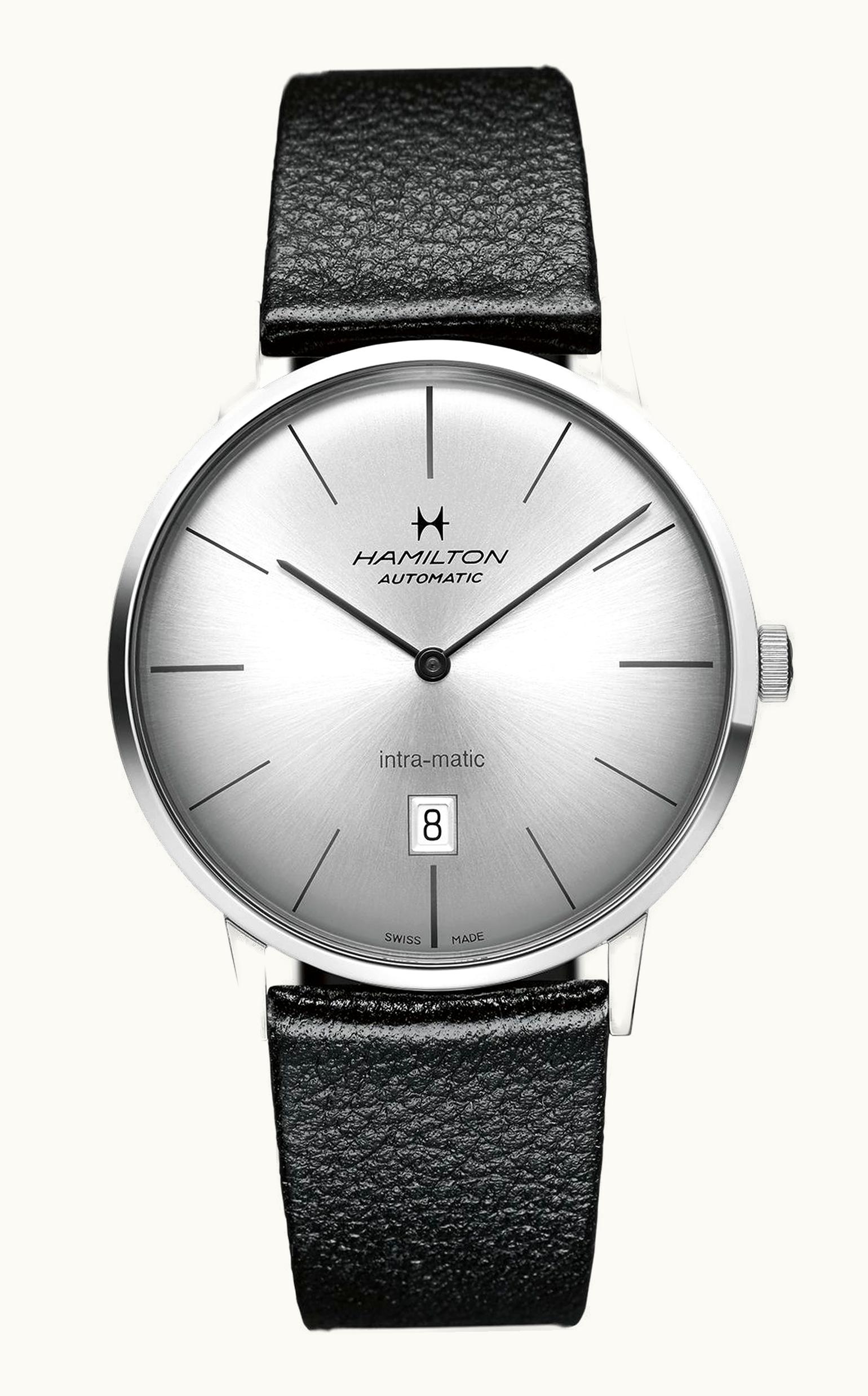 Hamilton Intra-Matic 42 Stainless Steel / Silver / Strap
