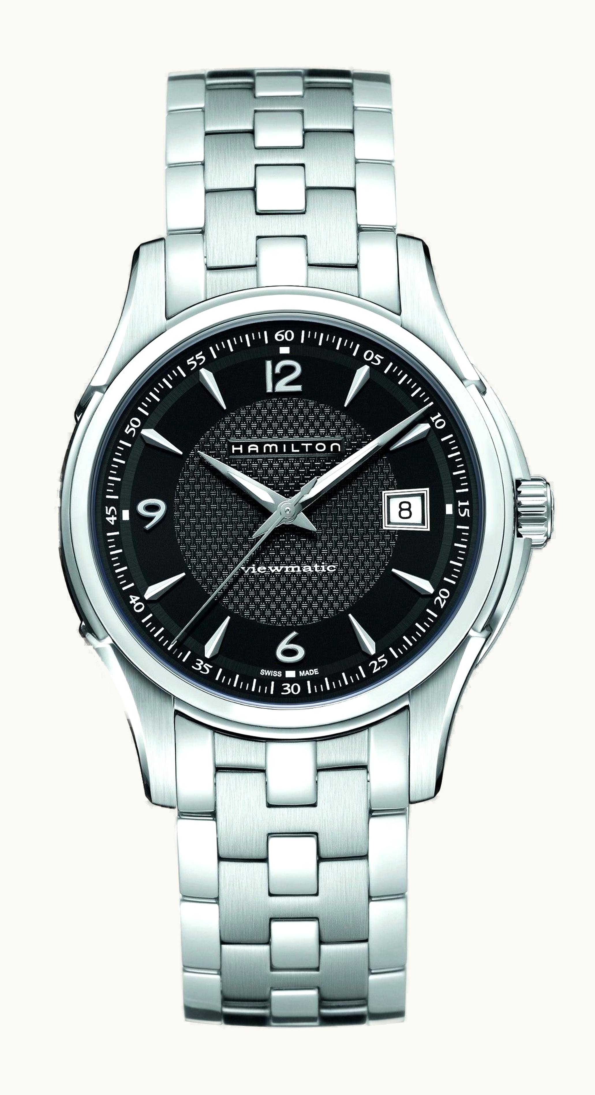 Hamilton Jazzmaster Viewmatic Auto 40 Stainless Steel / Black / Bracelet