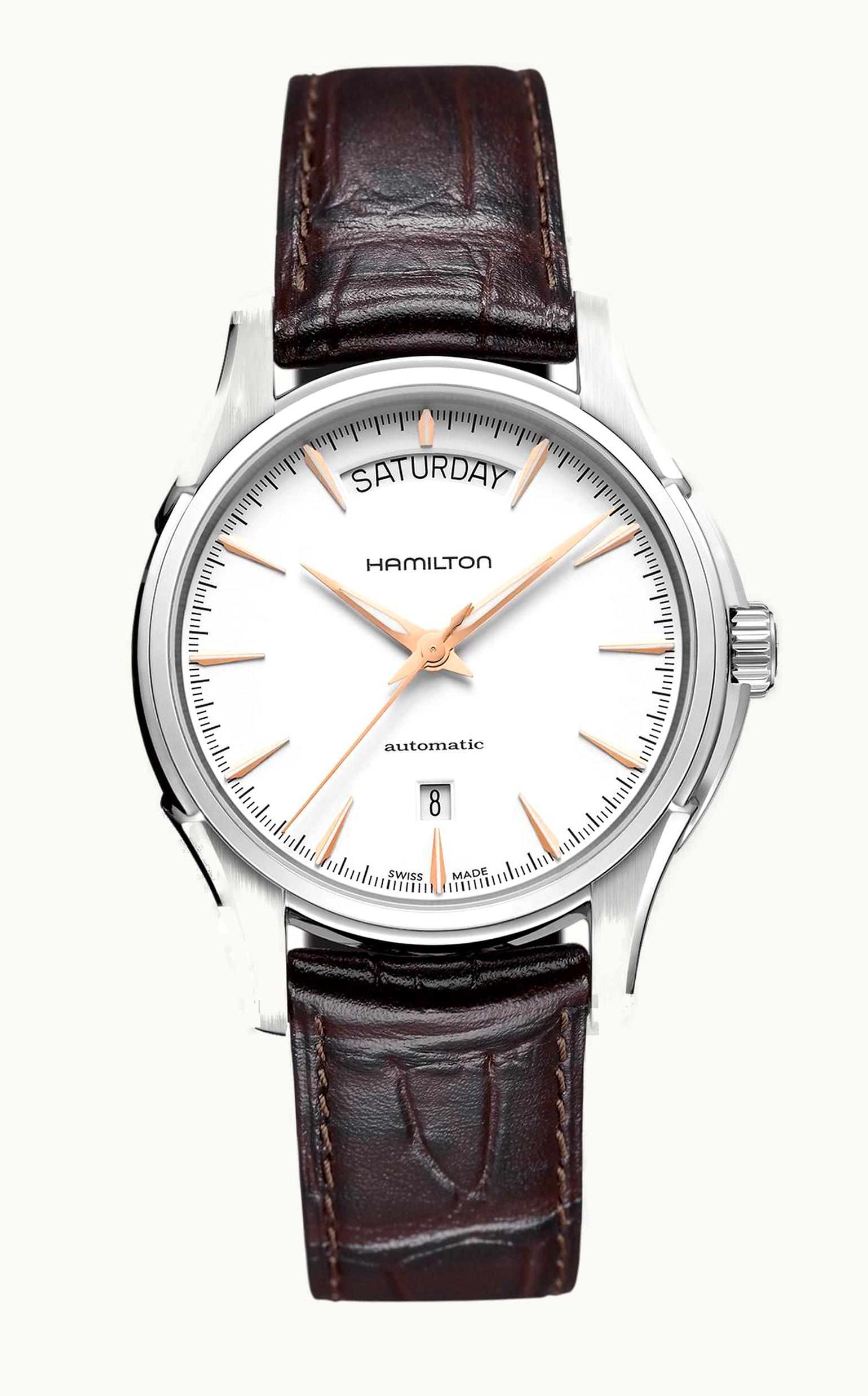 Hamilton Jazzmaster Day Date 40 Stainless Steel / White