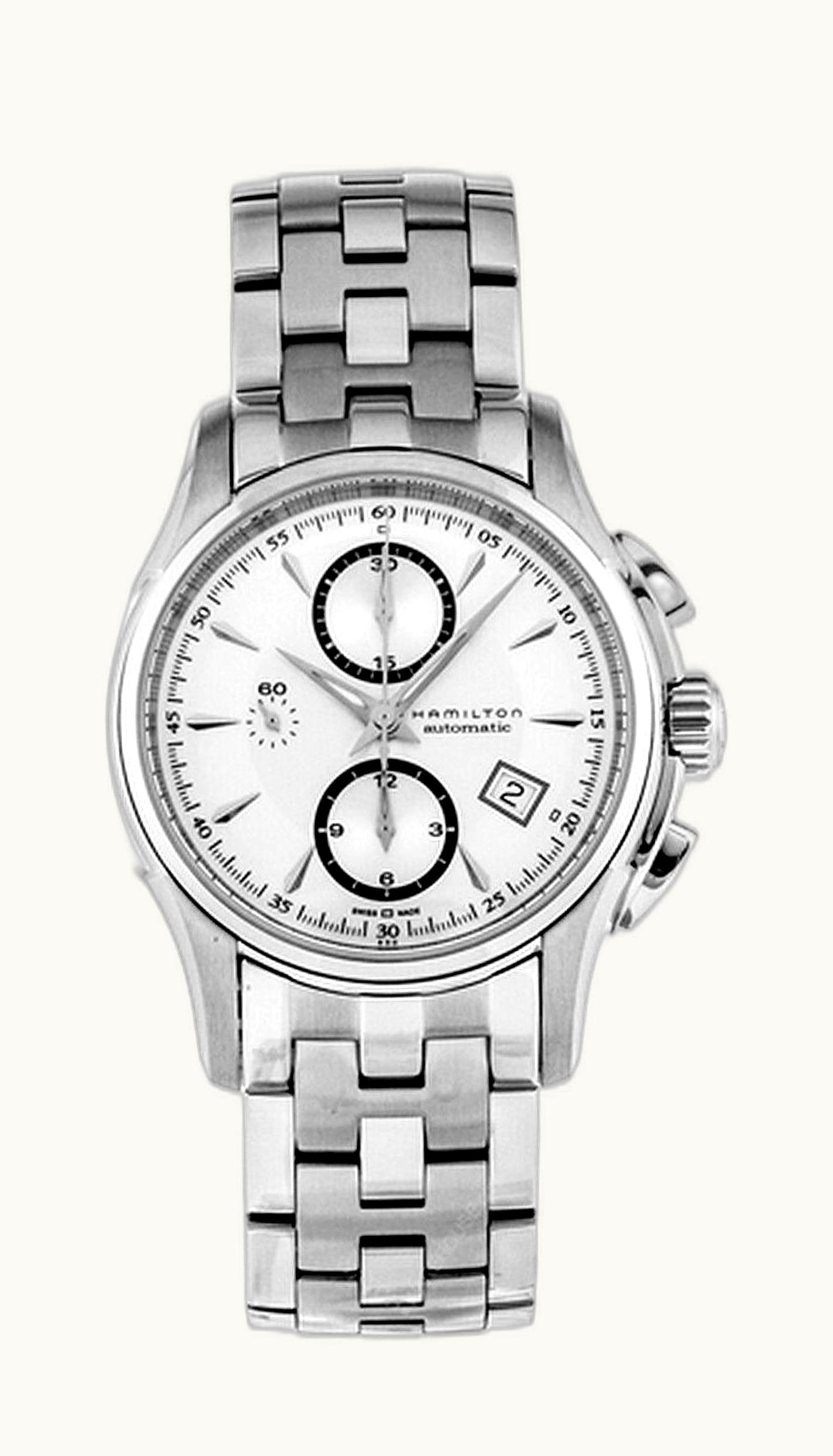 Hamilton Jazzmaster Automatic Chronograph 42mm White Dial Bracelet
