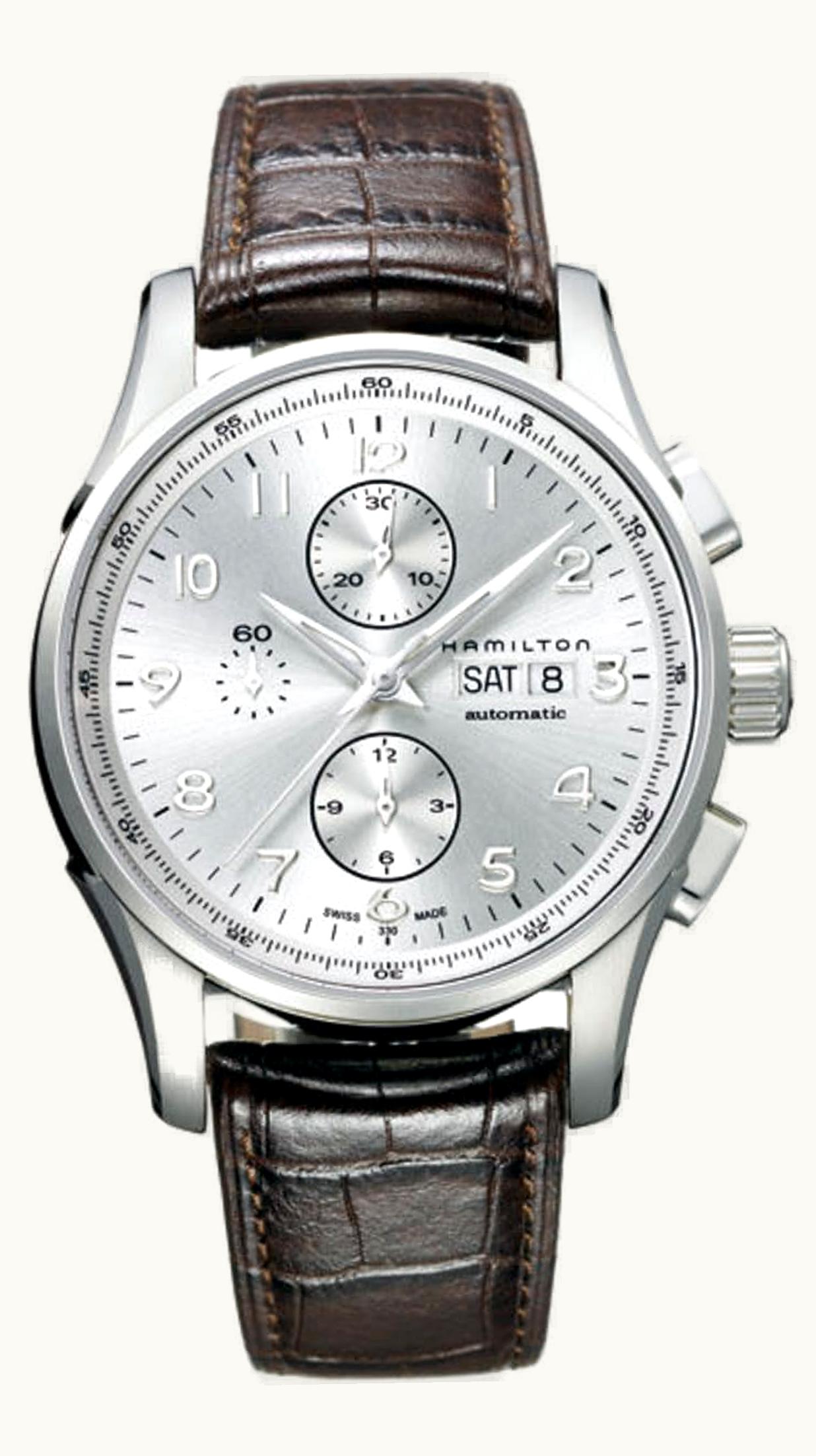 Hamilton Jazzmaster Maestro Chrono Automatic 45mm Silver Dial