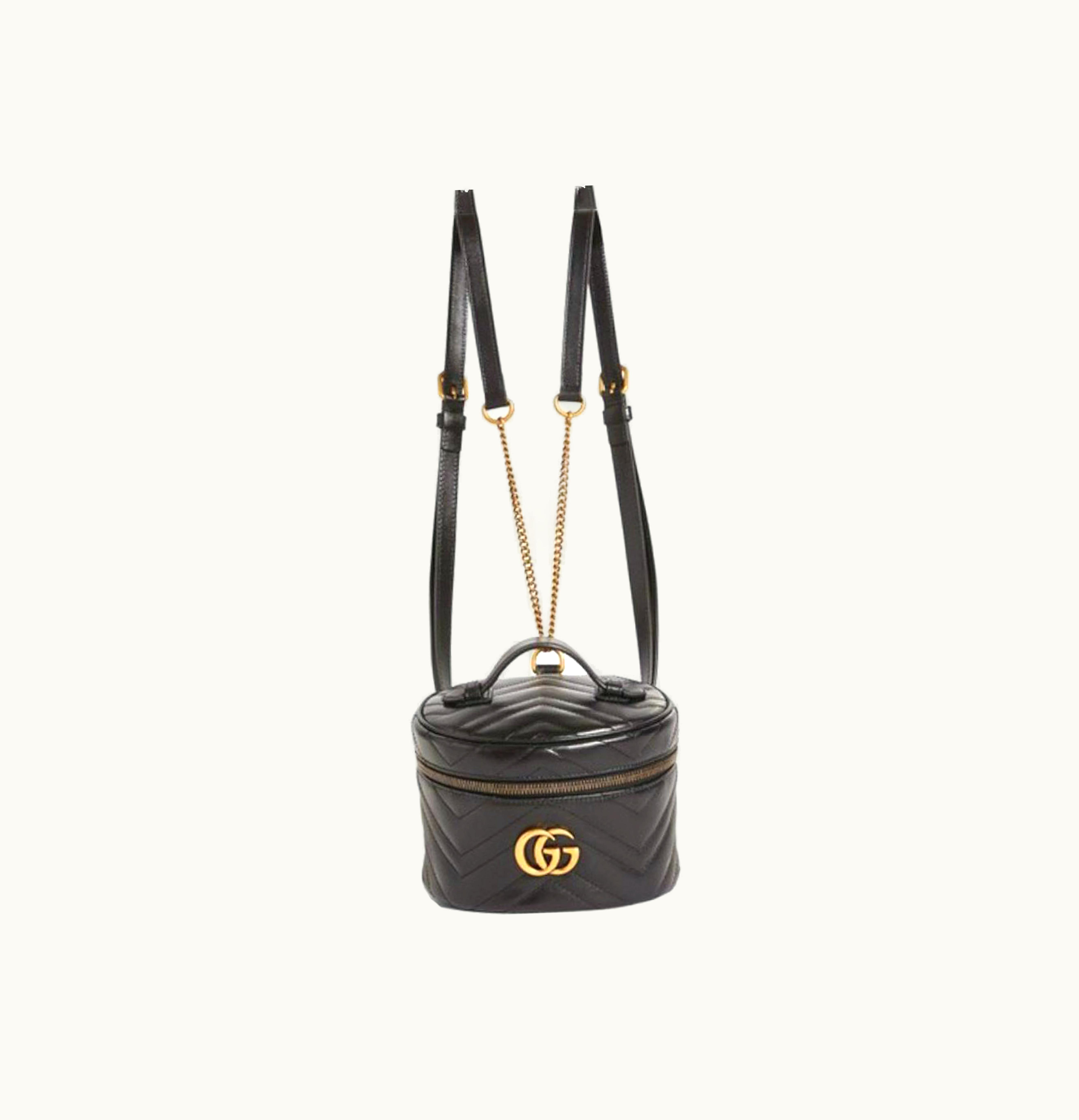 Gucci Gucci Marmont GG Backpack Black