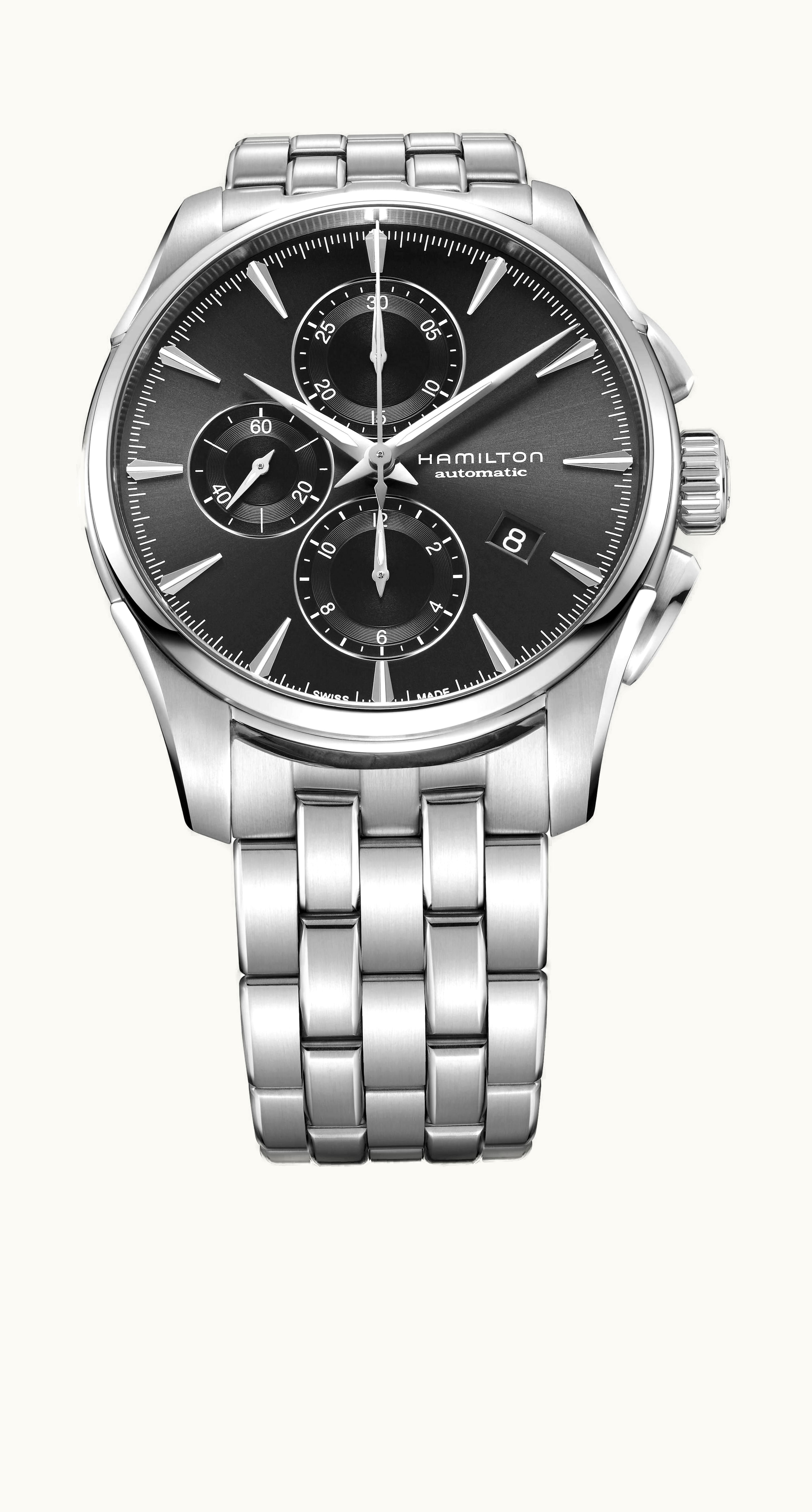 Hamilton Jazzmaster Auto Chrono 42 Stainless Steel / Grey / Bracelet