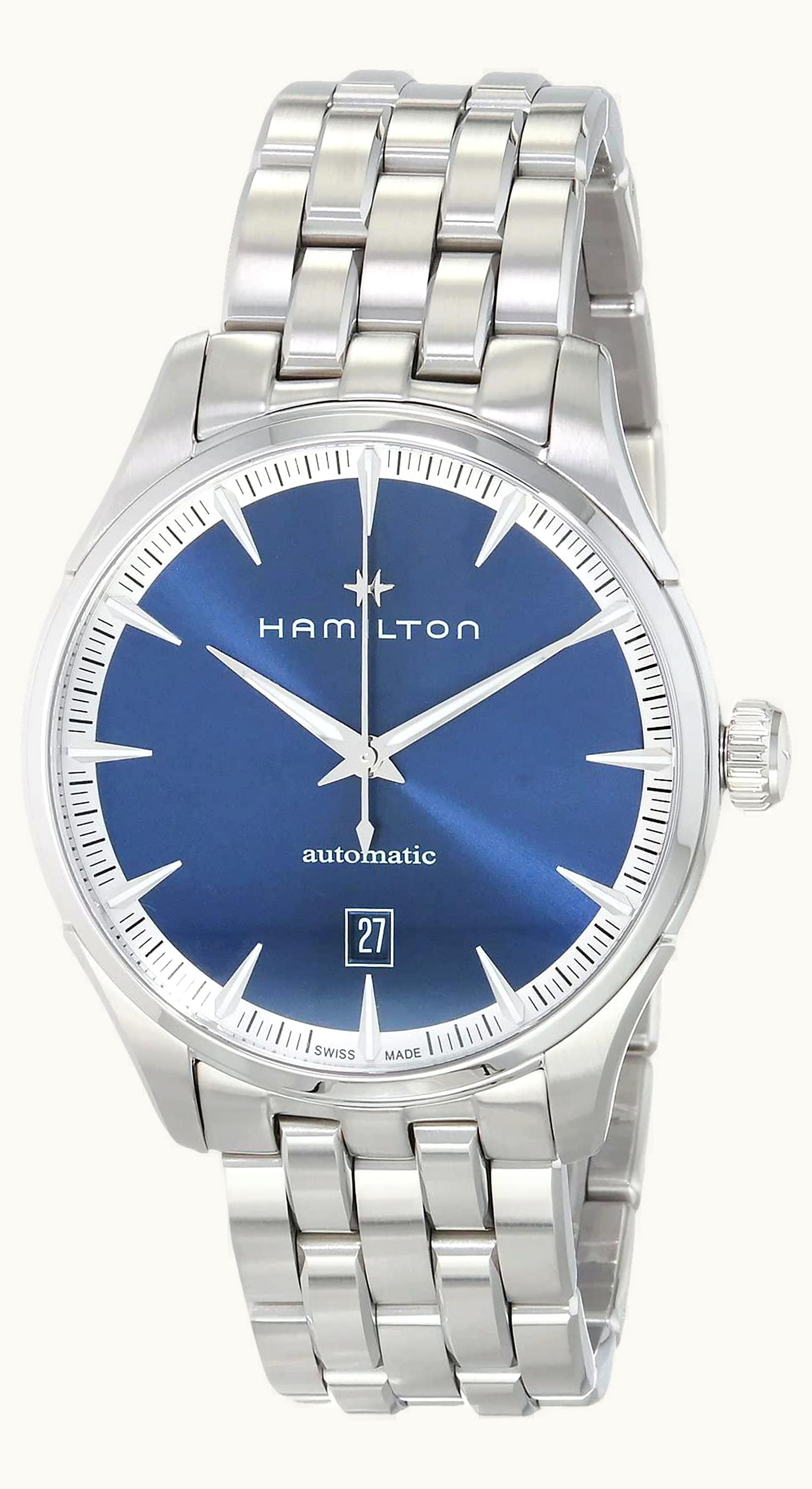 Hamilton Jazzmaster Auto 40 Stainless Steel / Blue / Bracelet