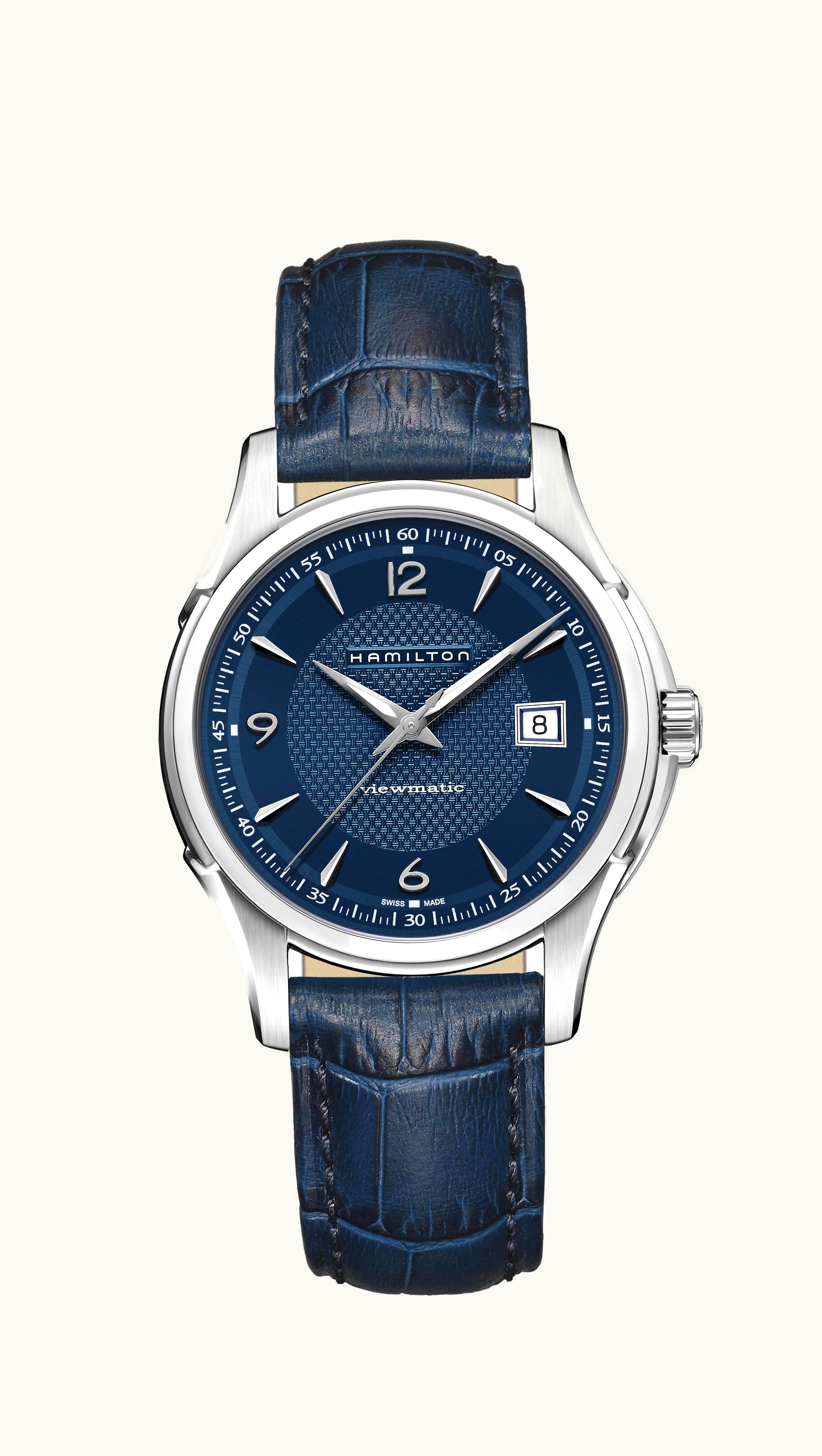 Hamilton Jazzmaster Viewmatic 40 Stainless Steel / Blue