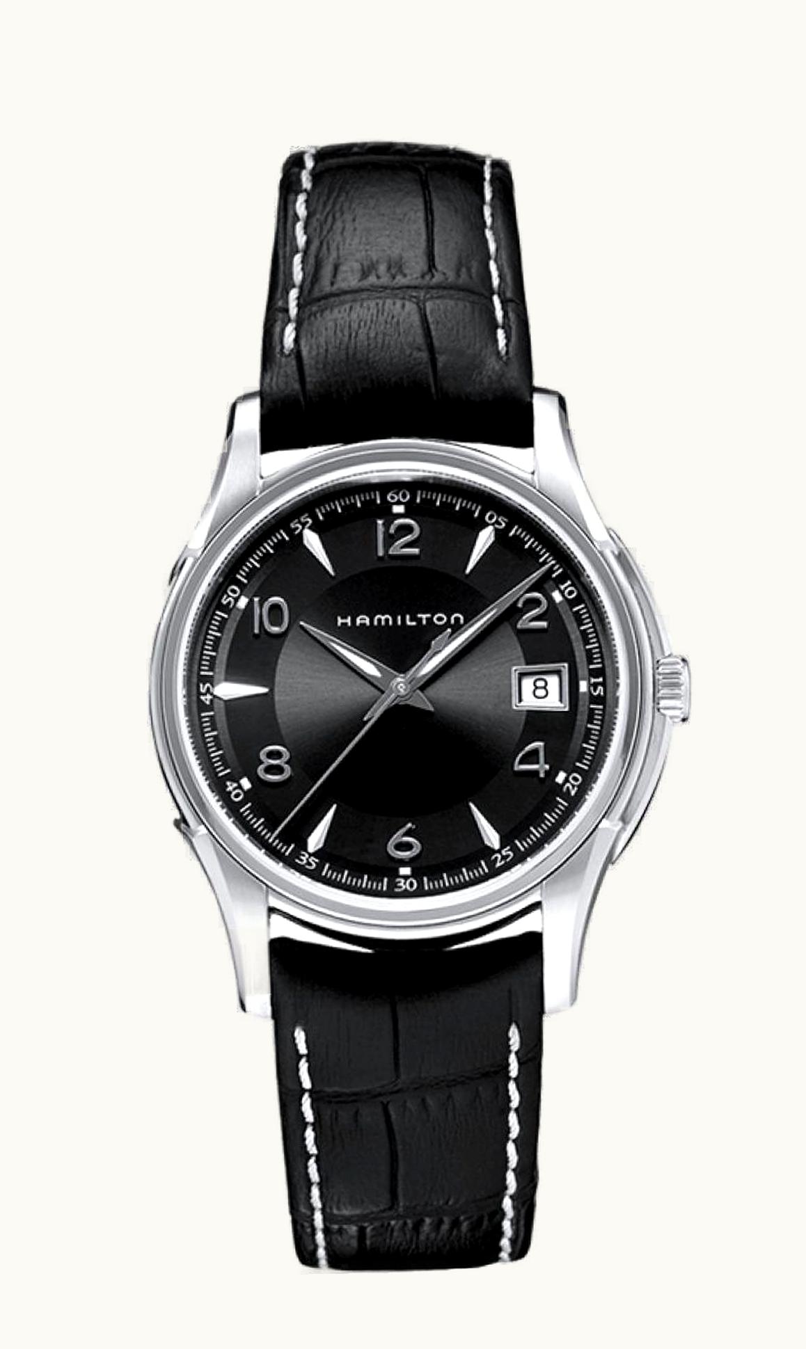 Hamilton Jazzmaster Quartz 37 Stainless Steel / Black