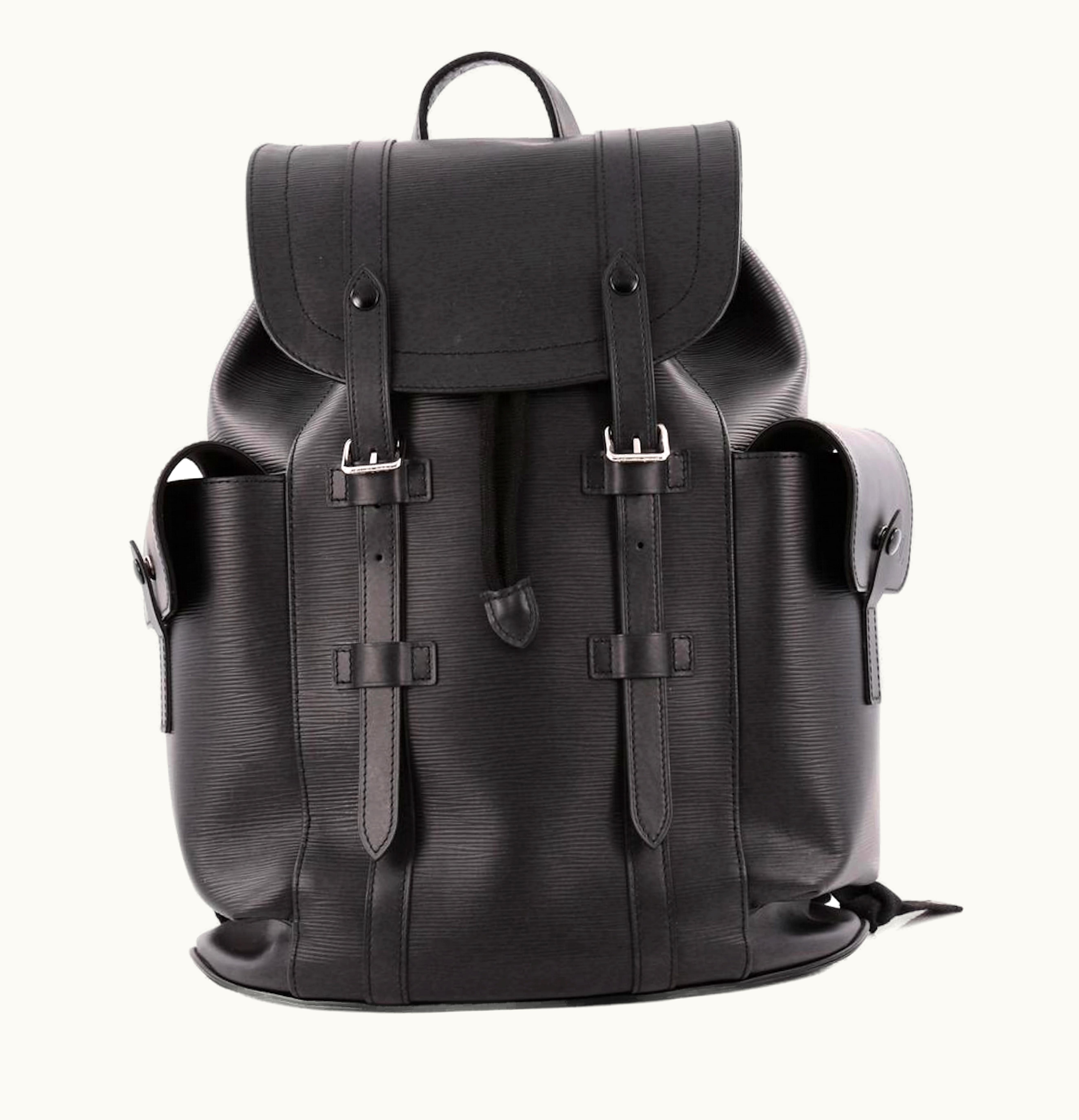Louis Vuitton Louis Vuitton Backpack Christopher PM Epi Leather Noir Black