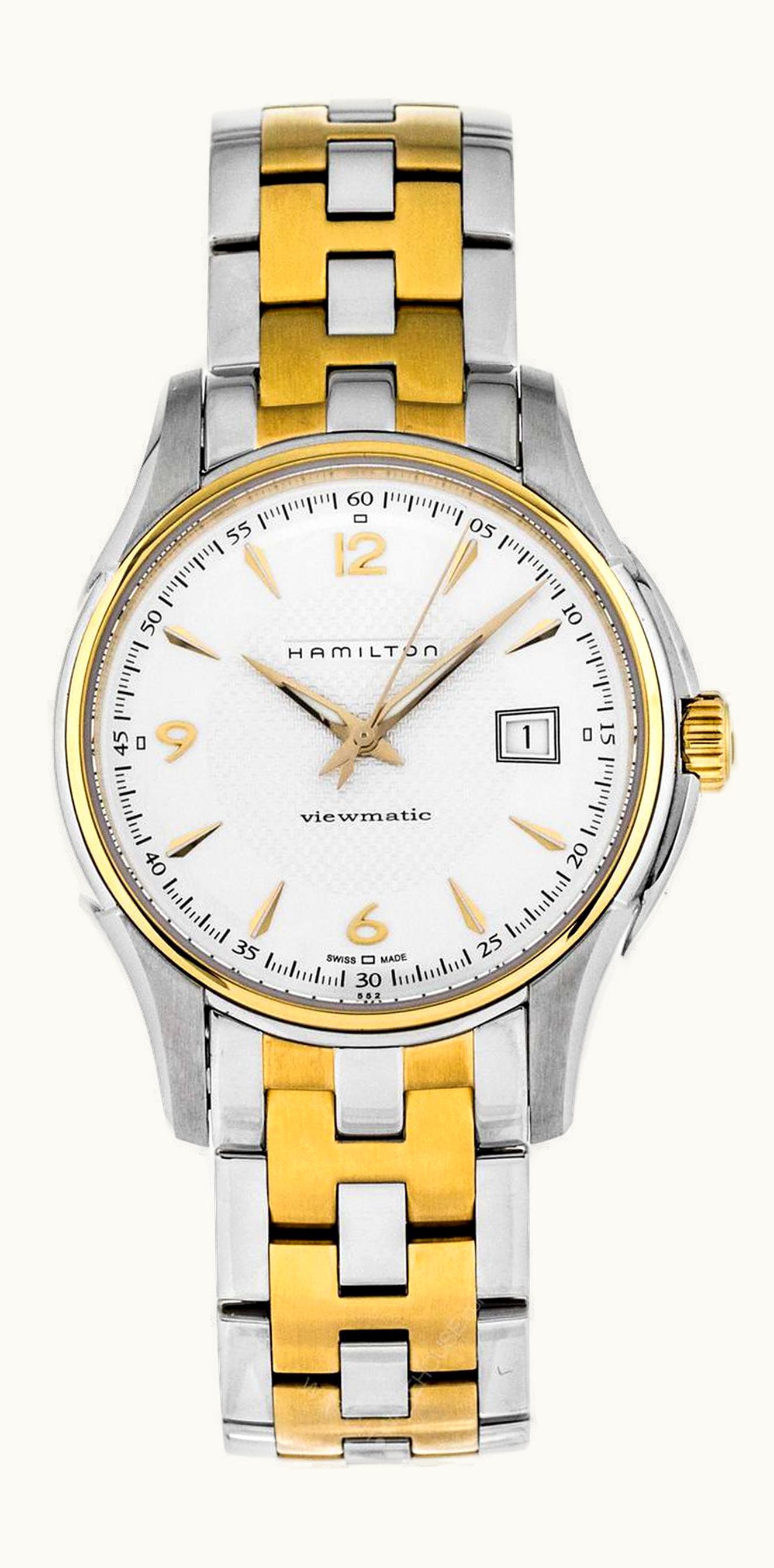 Hamilton Jazzmaster Viewmatic 40mm Silver Dial Two Tone