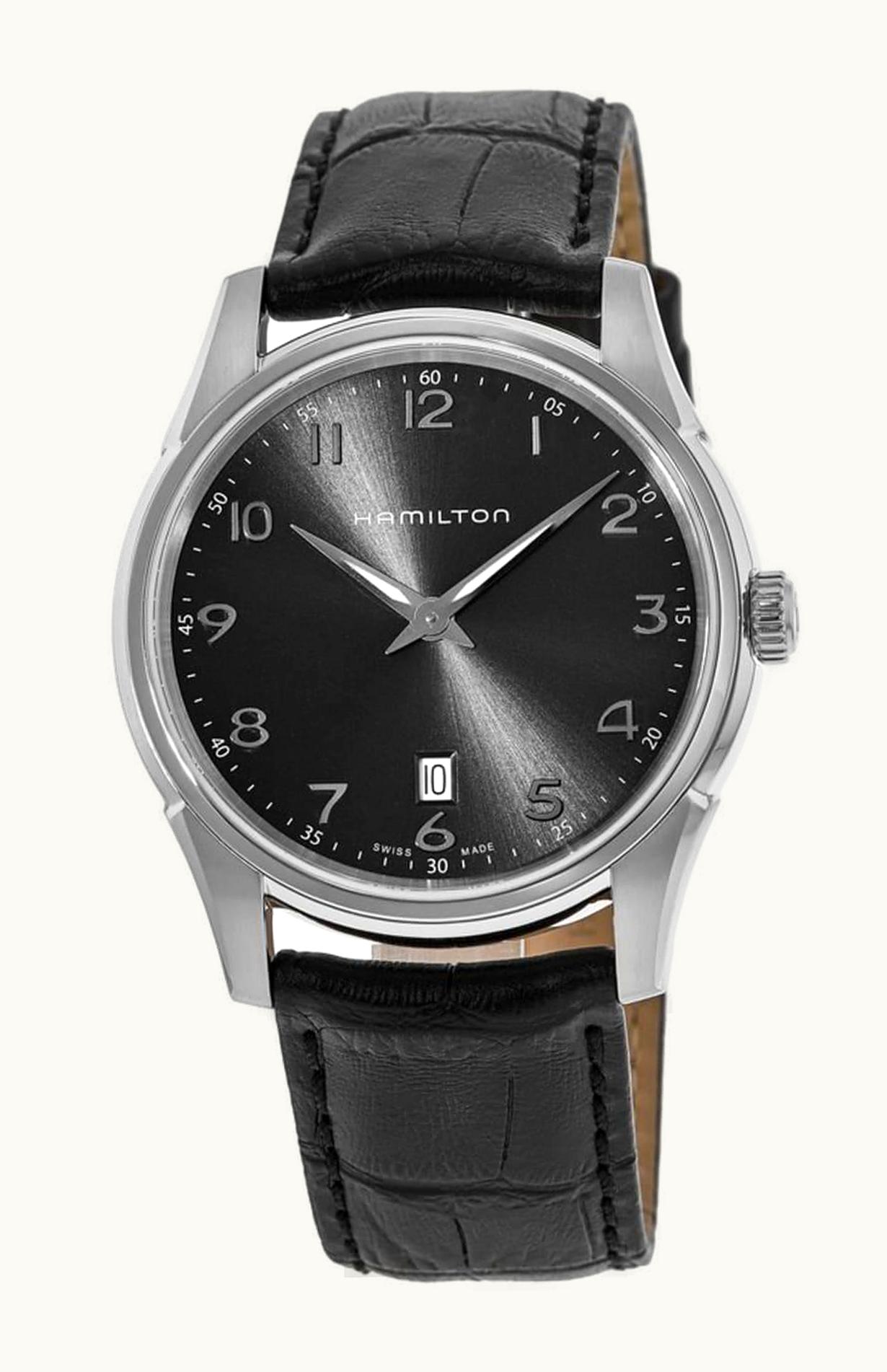 Hamilton Jazzmaster Thinline Quartz 42 Stainless Steel / Black