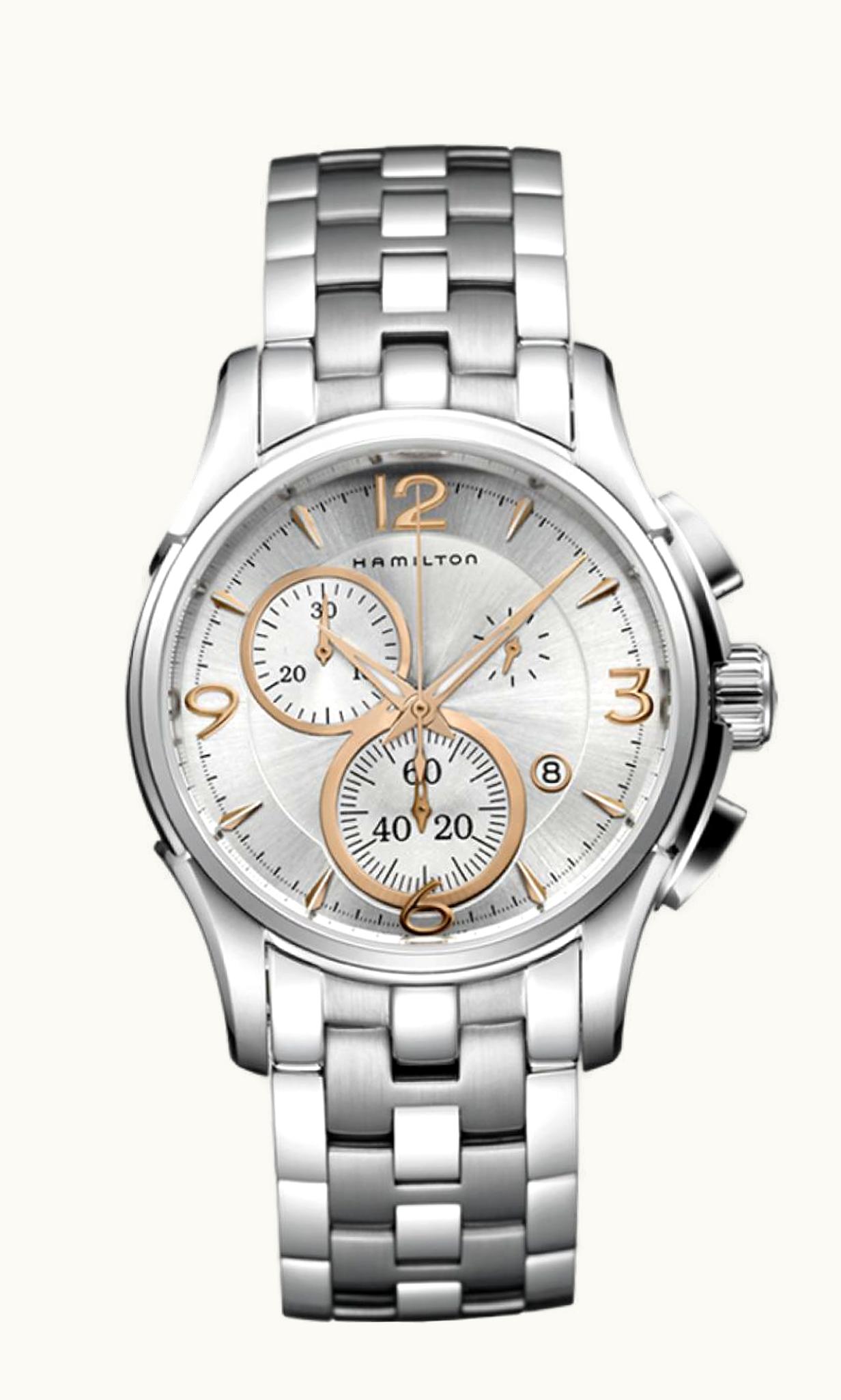 Hamilton Jazzmaster Chrono Quartz 42 Stainless Steel / Silver / Bracelet