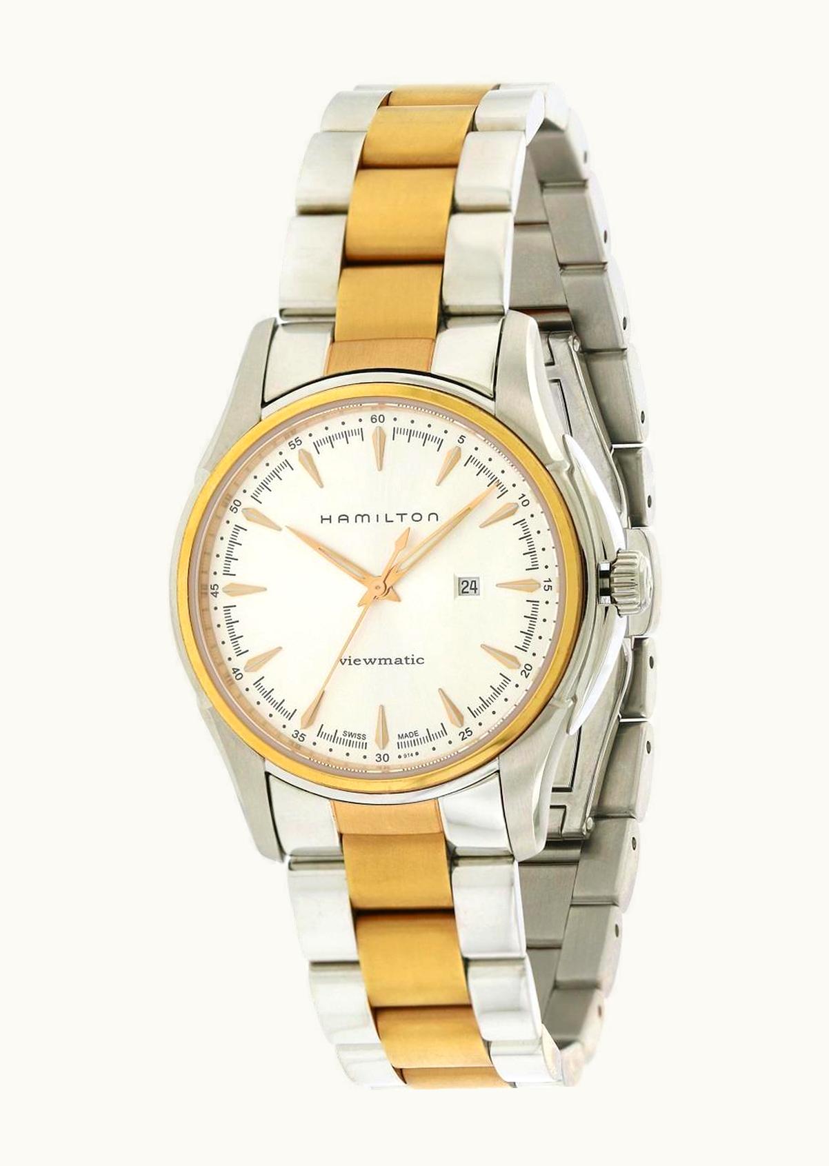 Hamilton Jazzmaster Viewmatic 34mm Silver Dial Two Tone