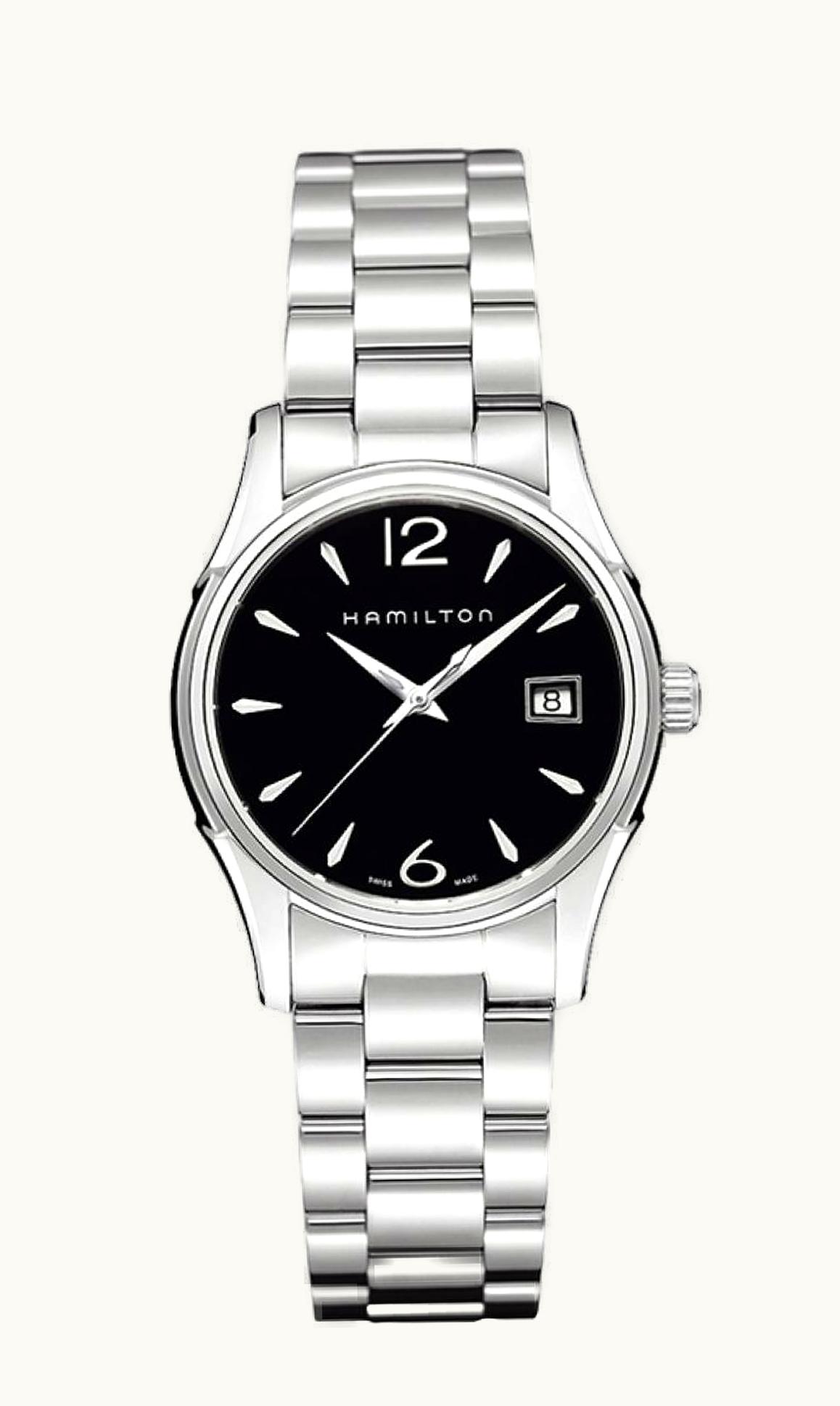 Hamilton Jazzmaster Lady Quartz 34 Stainless Steel / Black / Bracelet