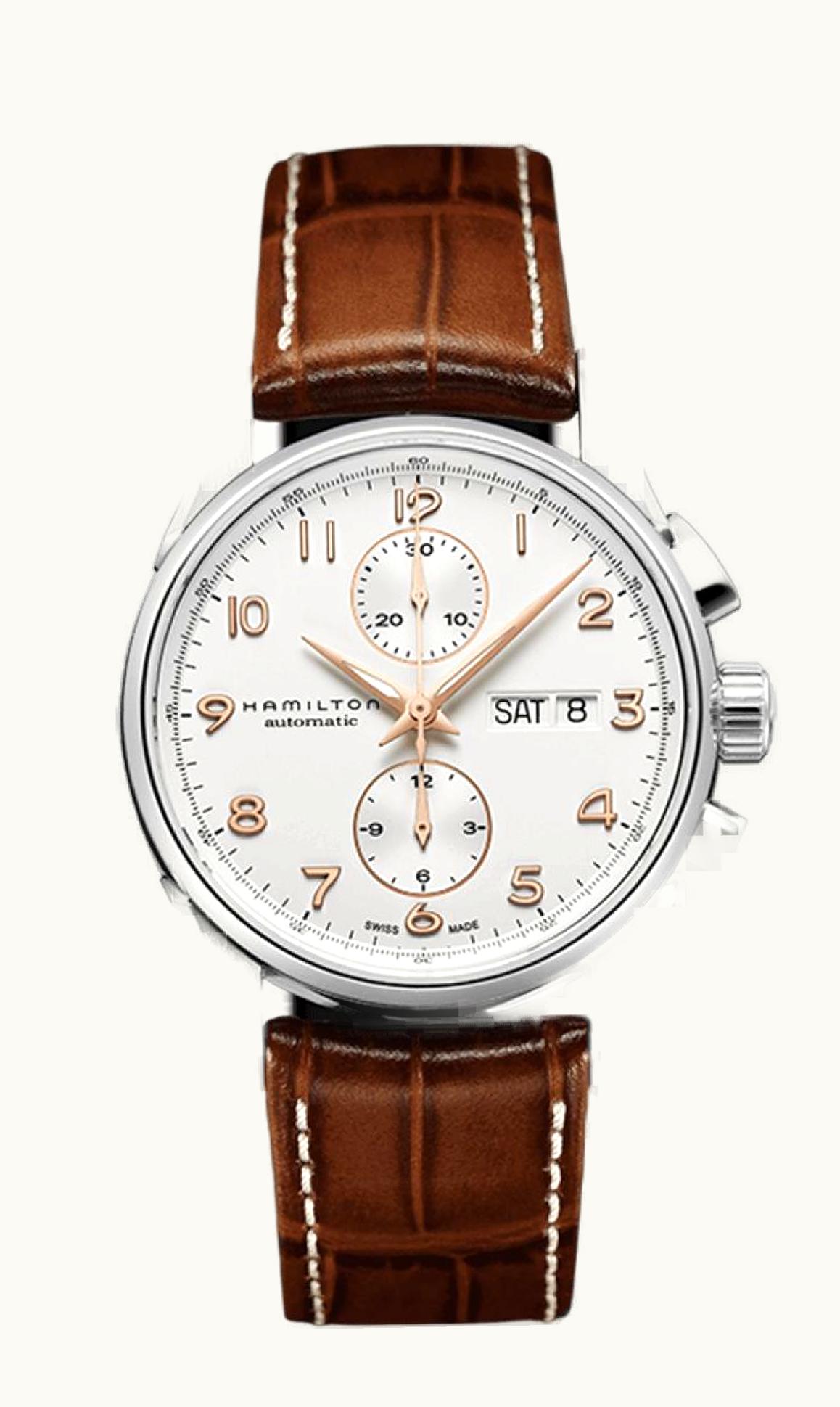 Hamilton Jazzmaster Maestro Automatic Chronograph 41mm White Dial