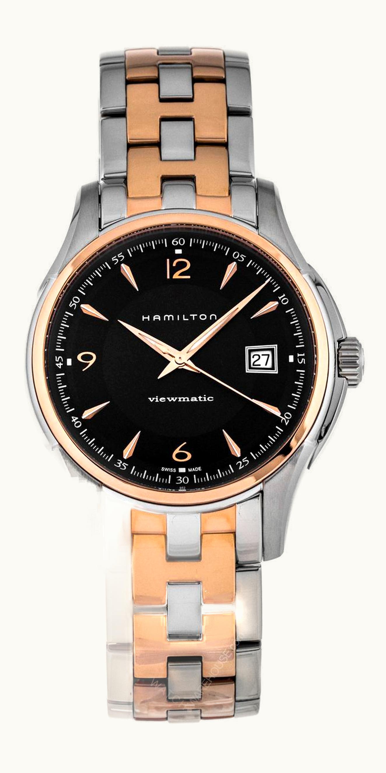 Hamilton Jazzmaster Viewmatic 40mm Brown Dial Two Tone