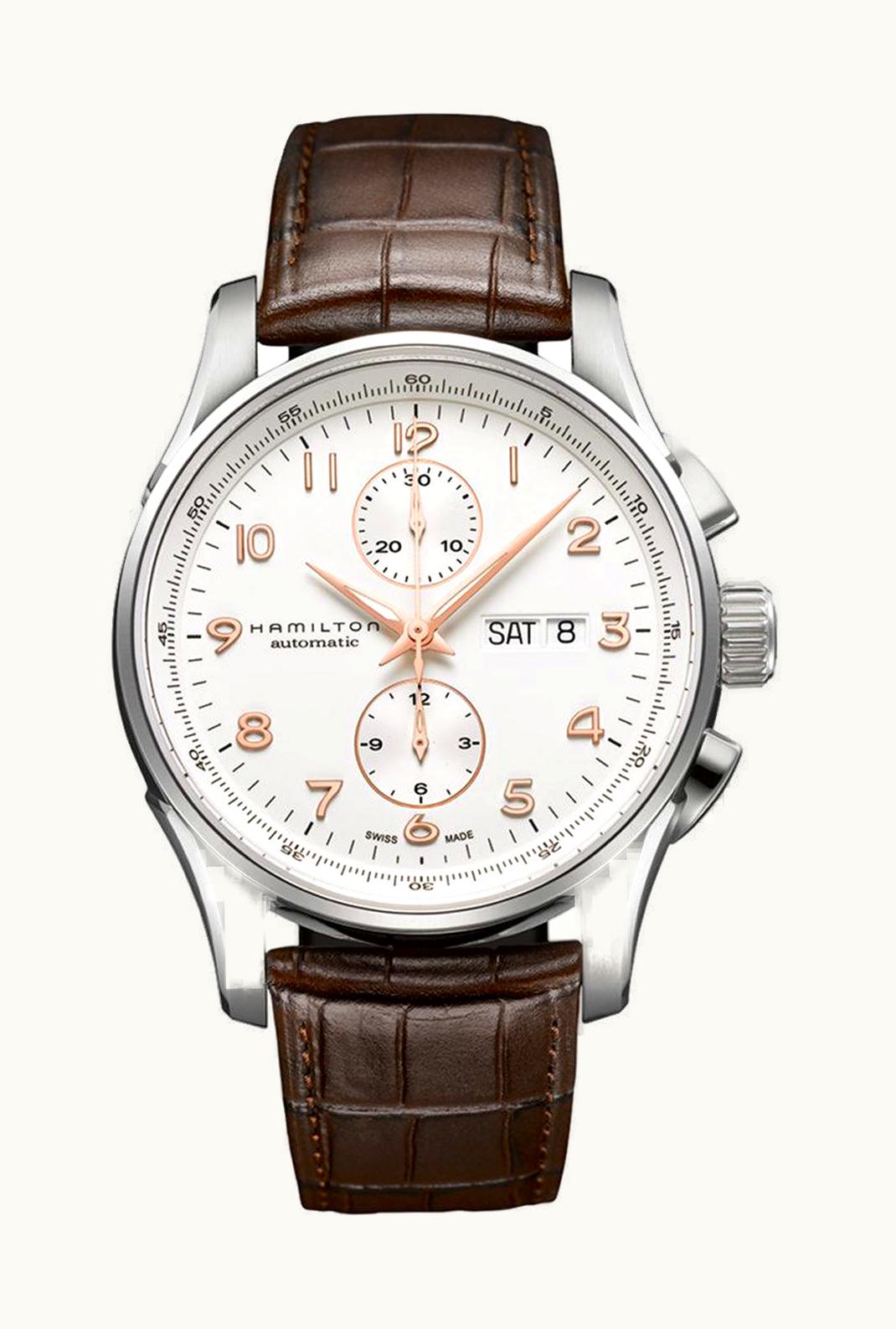 Hamilton Jazzmaster Maestro Chronograph 45 Stainless Steel / White