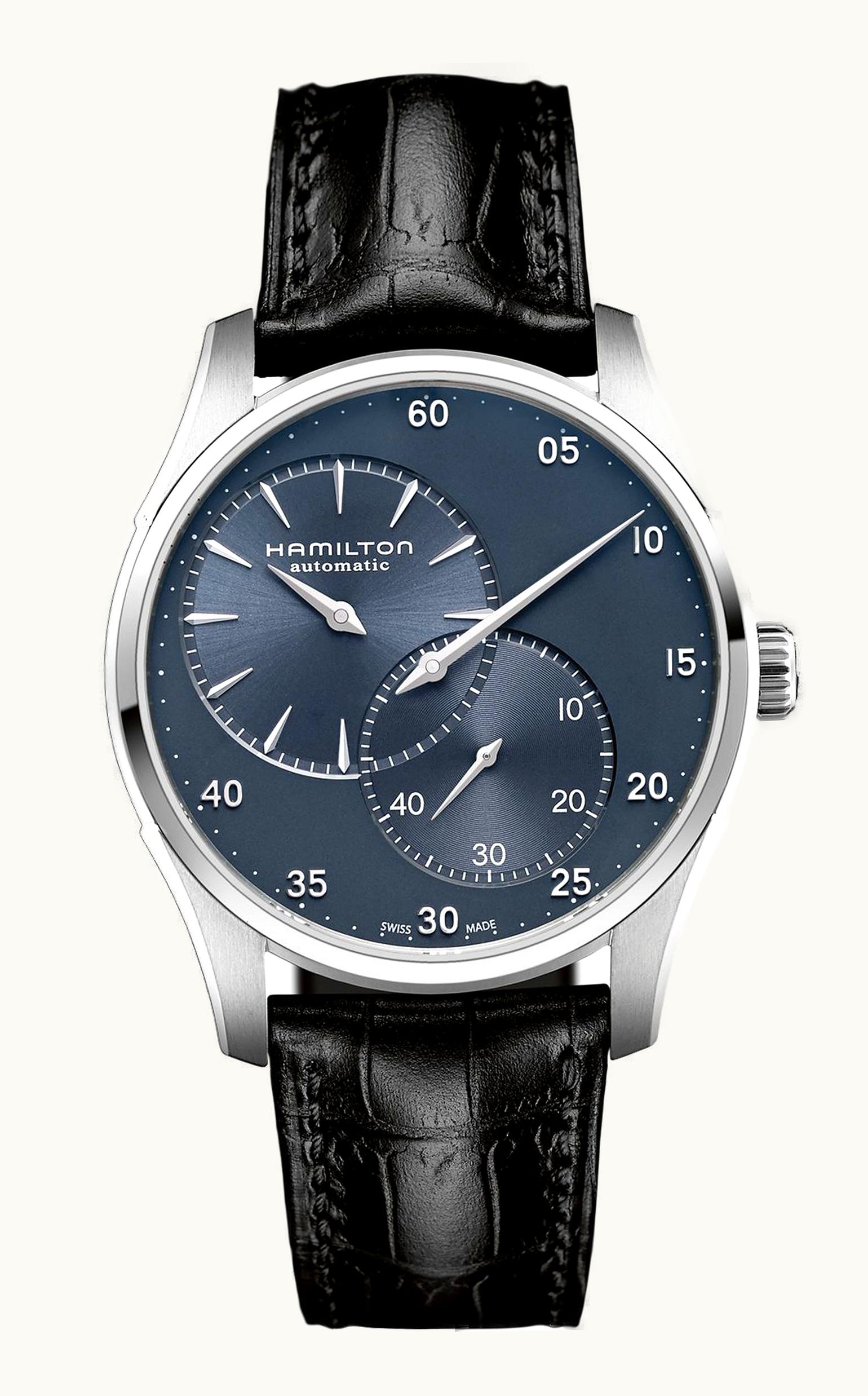 Hamilton Jazzmaster Regulator Stainless Steel / Blue