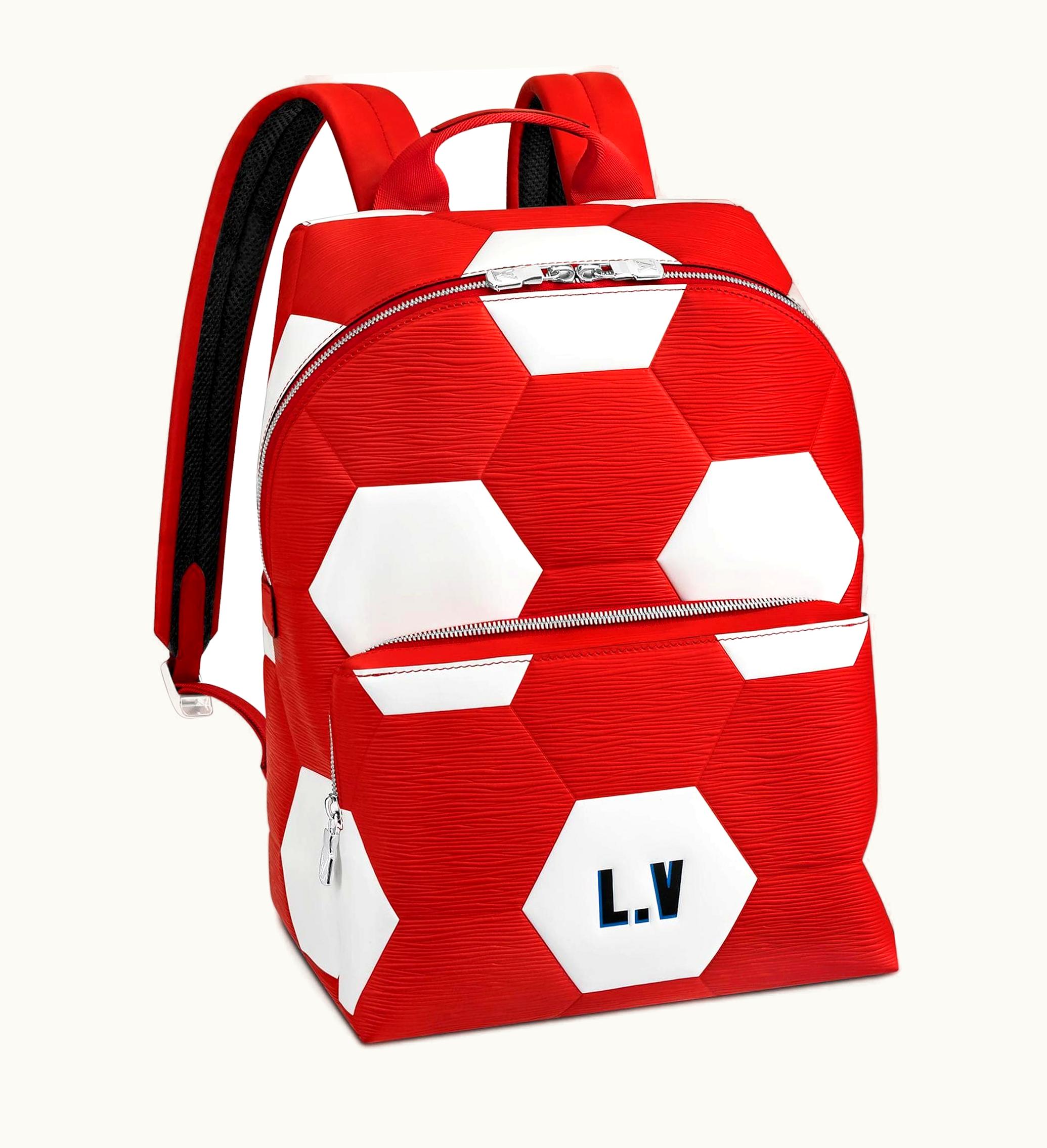 Louis Vuitton Louis Vuitton Apollo Backpack Hexagonal FIFA World Cup Rouge