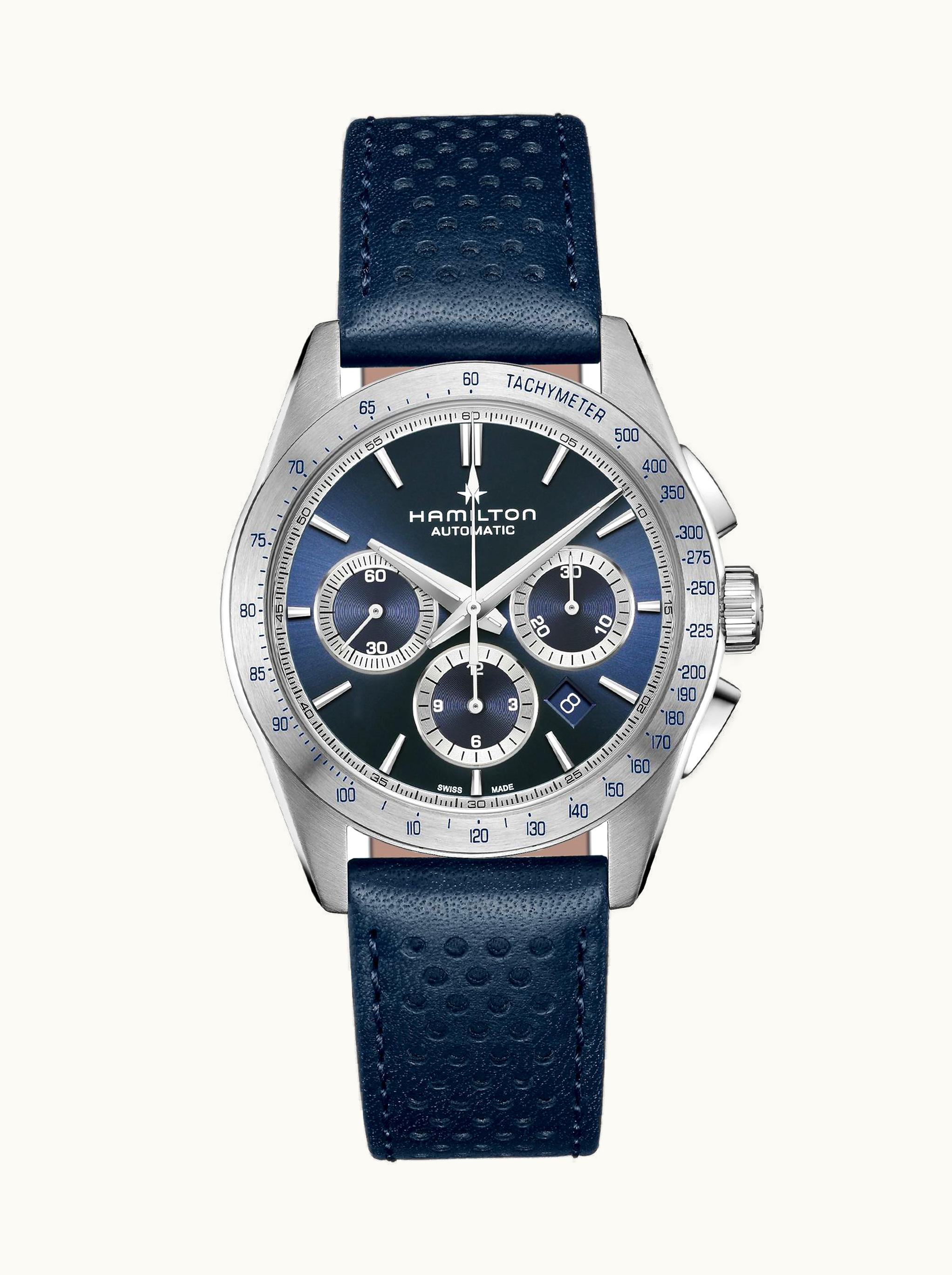 Hamilton Jazzmaster Automatic Chronograph 42 Stainless Steel / Blue