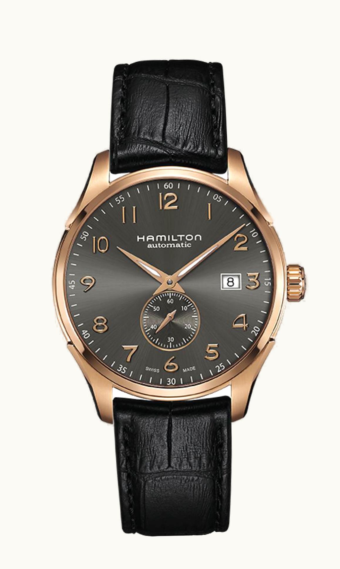 Hamilton Jazzmaster Maestro Small Seconds Pink Gold / Grey