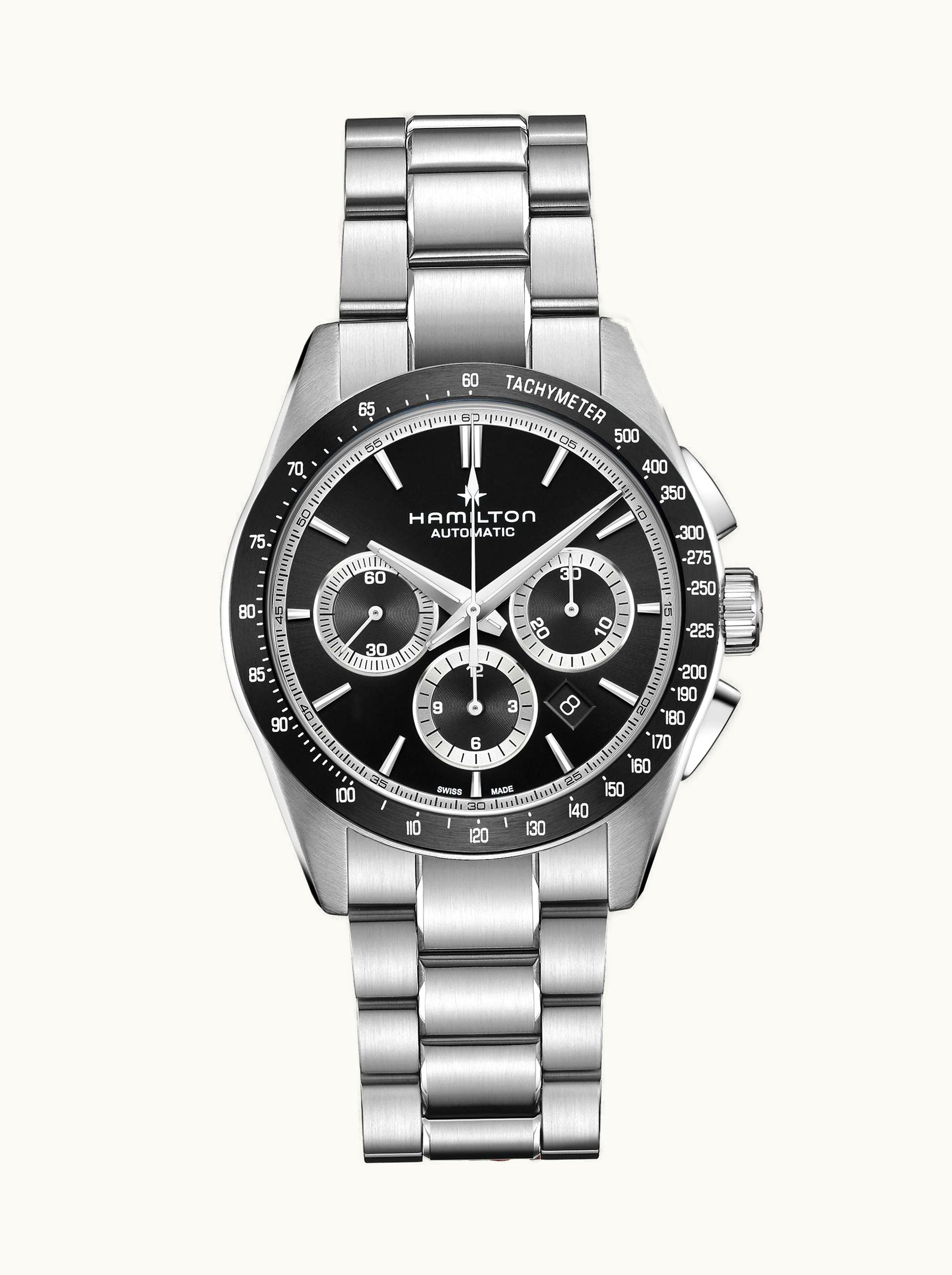 Hamilton Jazzmaster Auto Chrono 42 Stainless Steel / Grey