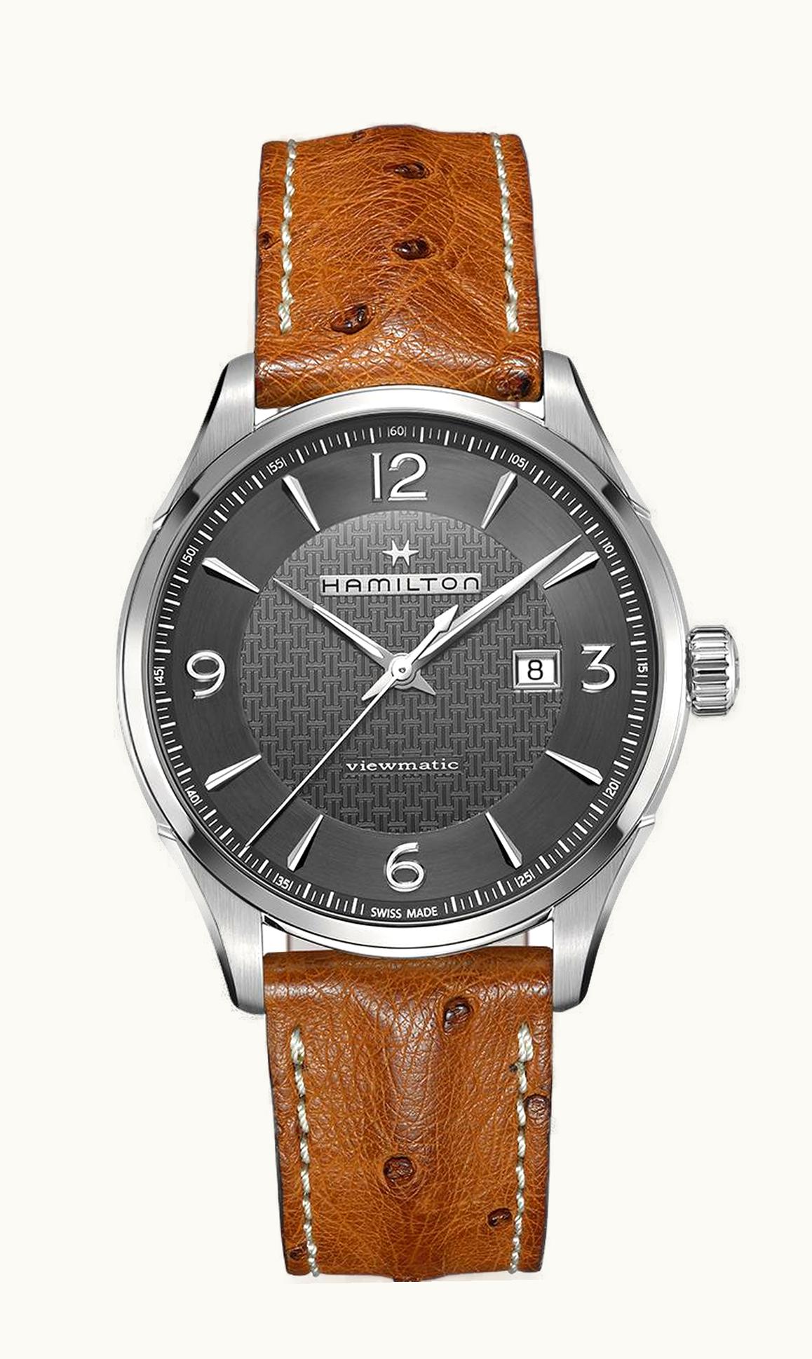 Hamilton Jazzmaster Viewmatic Auto 44 Stainless Steel / Grey