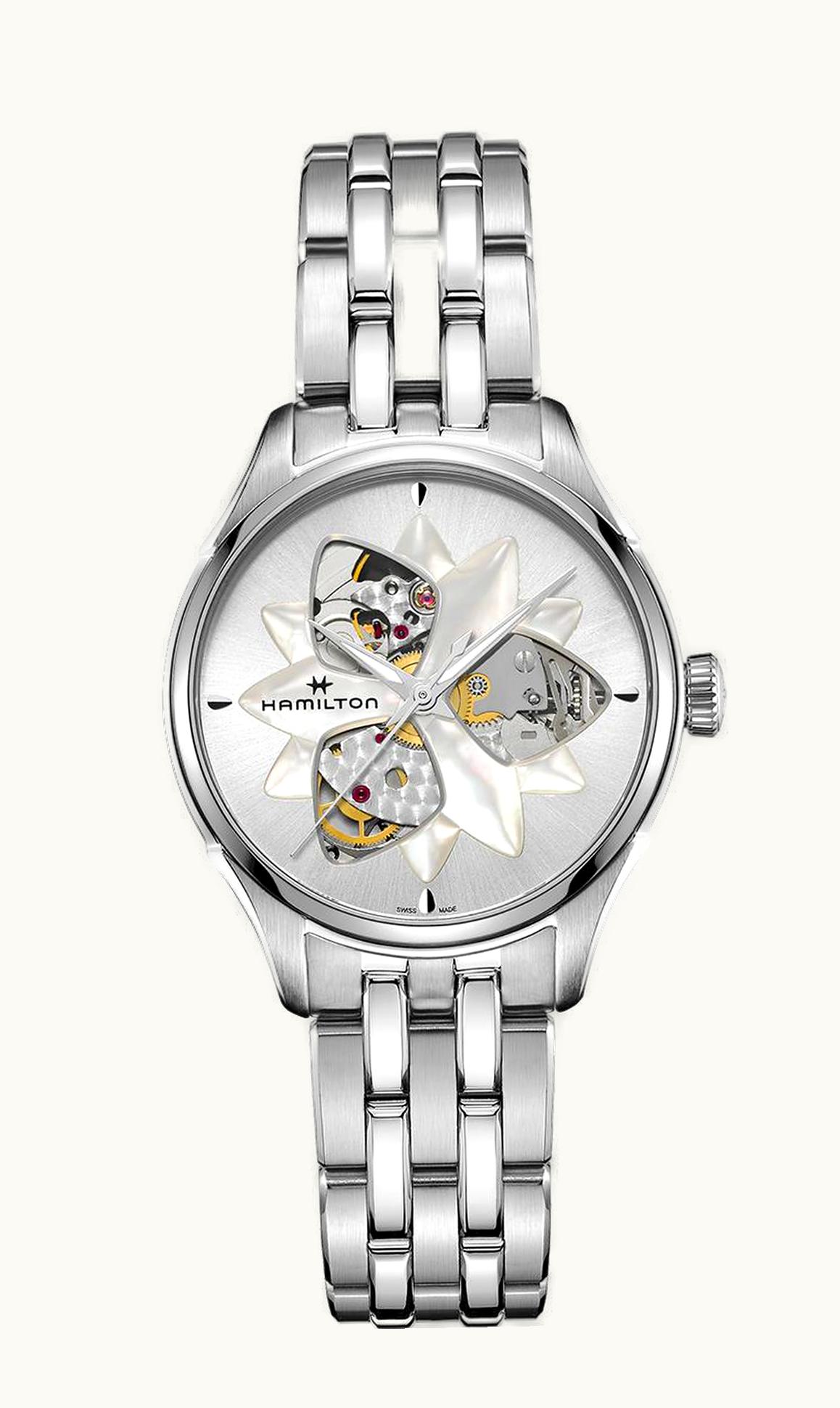 Hamilton Open Heart Lady Auto 34 Stainless Steel / Silver / Bracelet