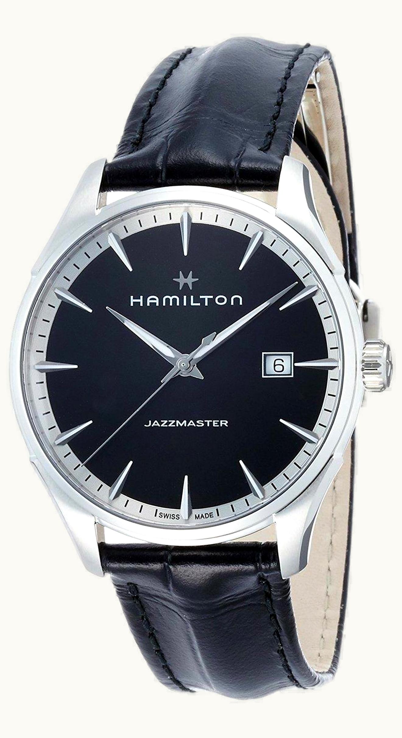 Hamilton Jazzmaster Quartz Stainless Steel / Black