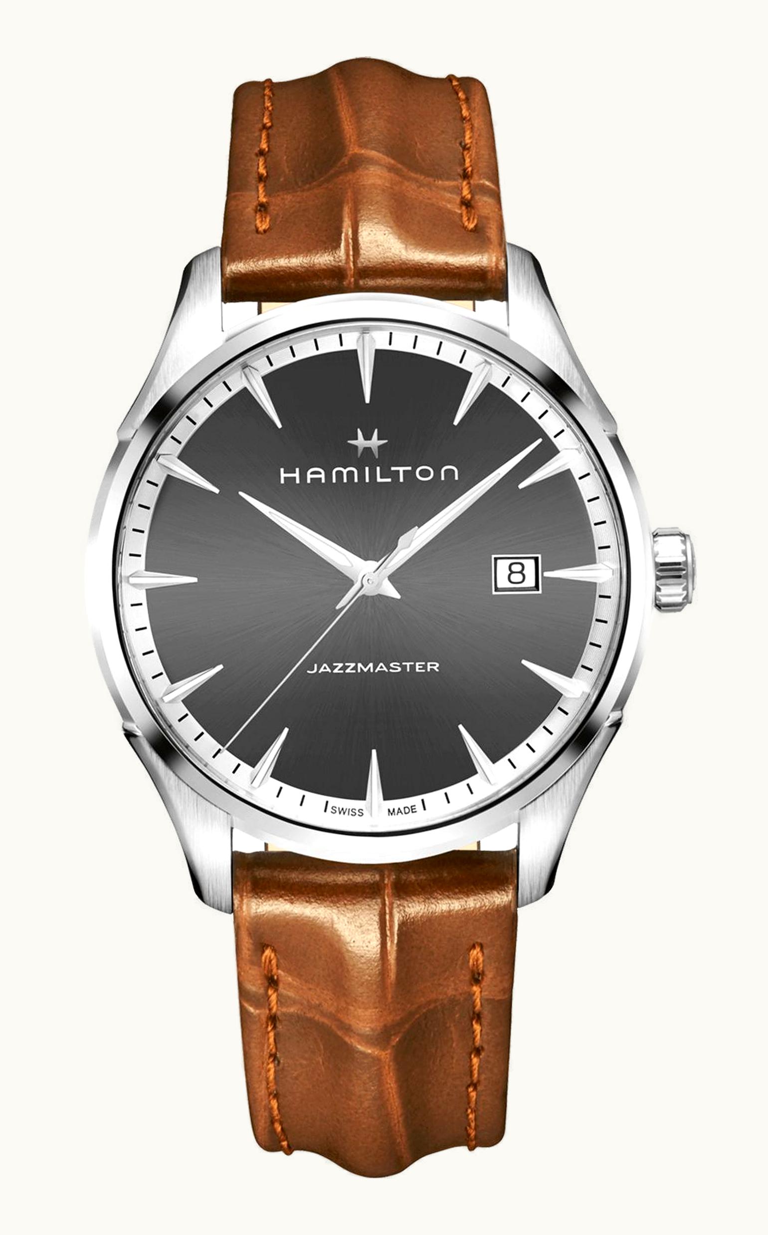 Hamilton Jazzmaster Quartz 40 Stainless Steel / Grey