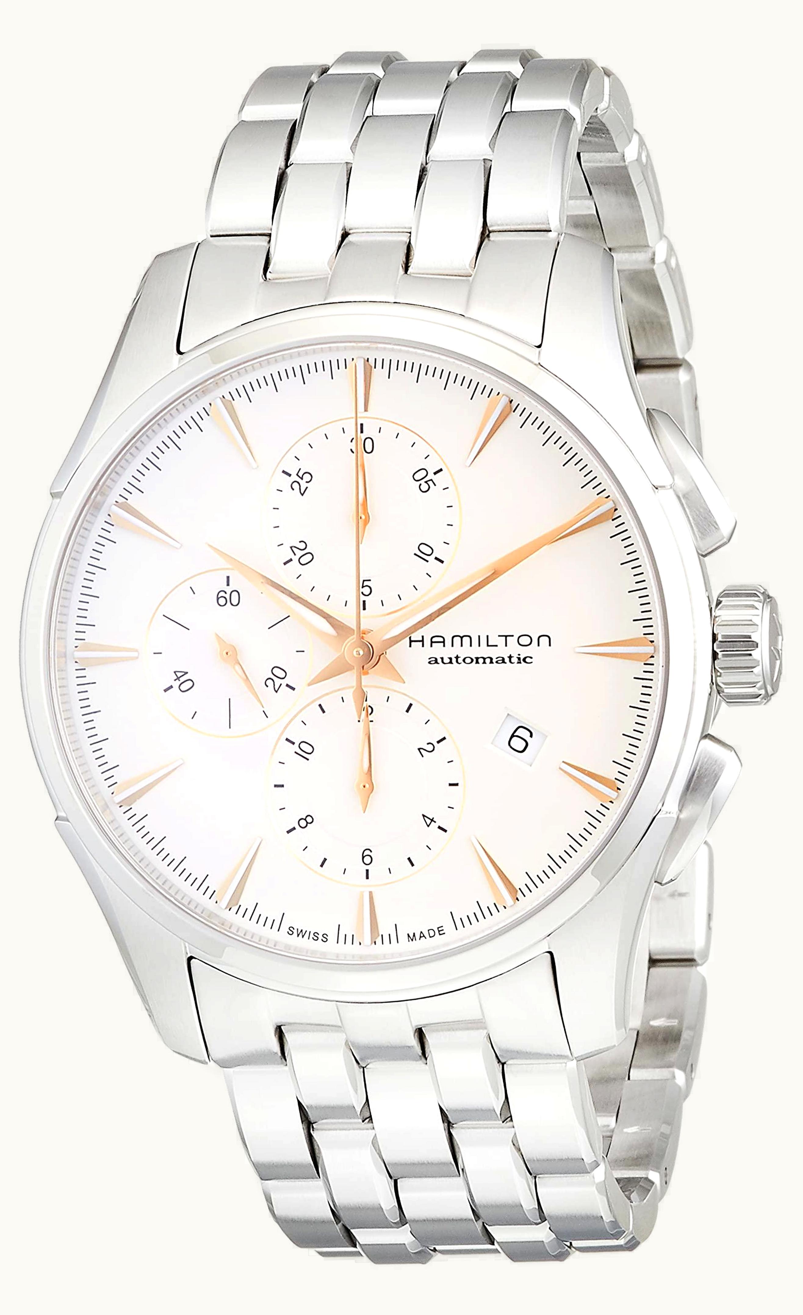 Hamilton Jazzmaster Auto Chrono 42 Stainless Steel / Silver / Bracelet