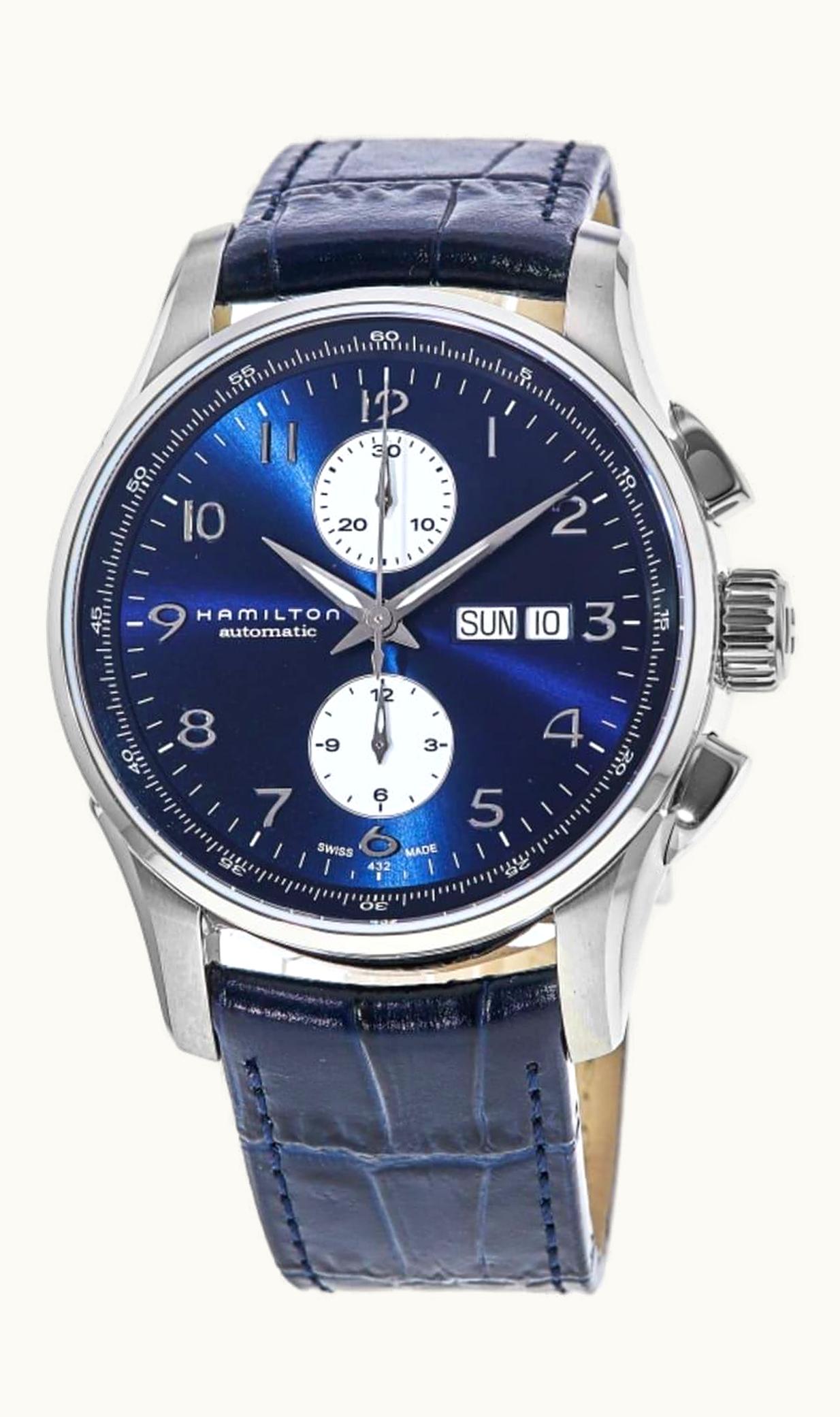 Hamilton Jazzmaster Maestro Chronograph 45 Stainless Steel / Blue