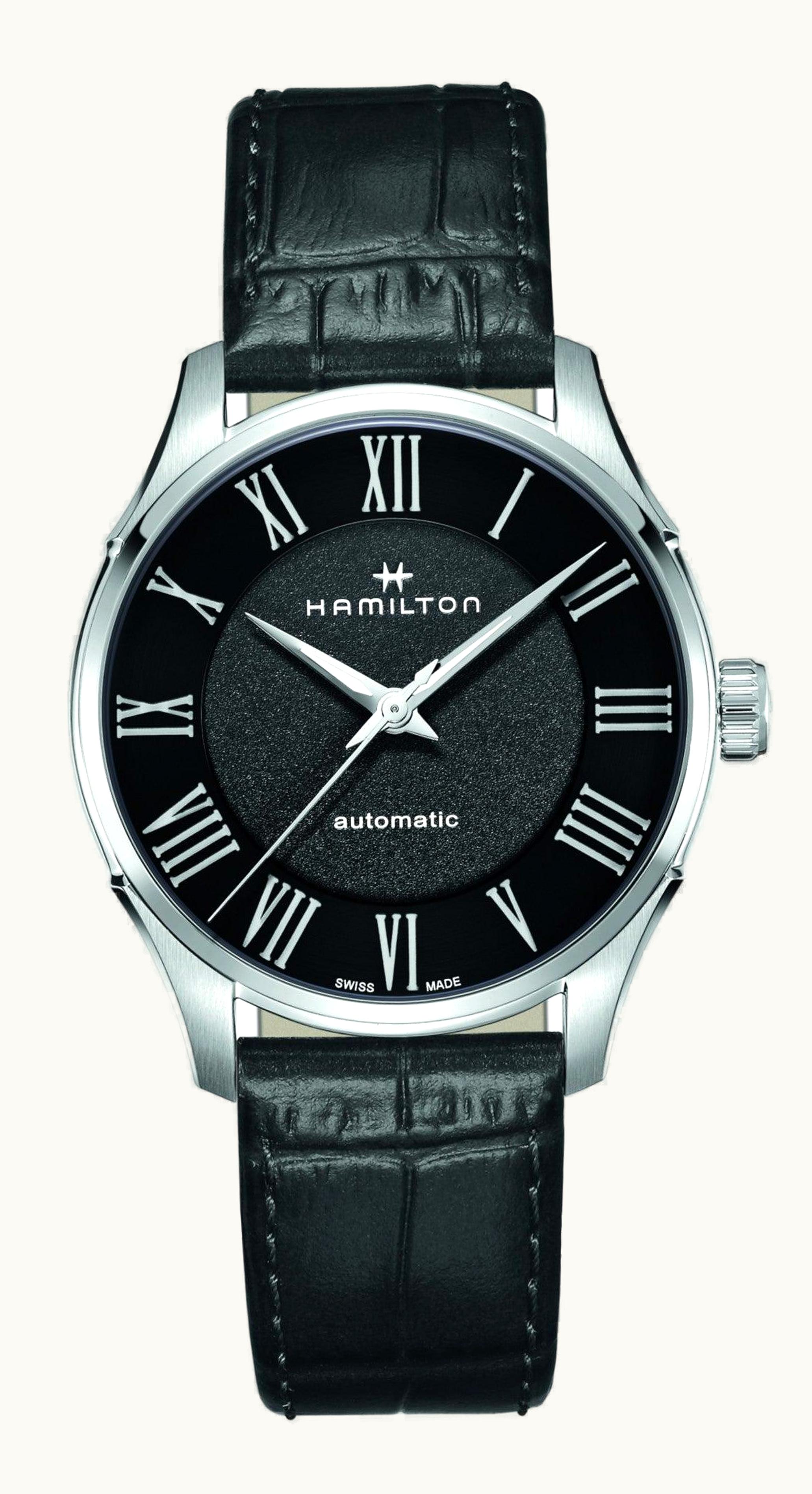 Hamilton Jazzmaster Auto 40 Stainless Steel / Black