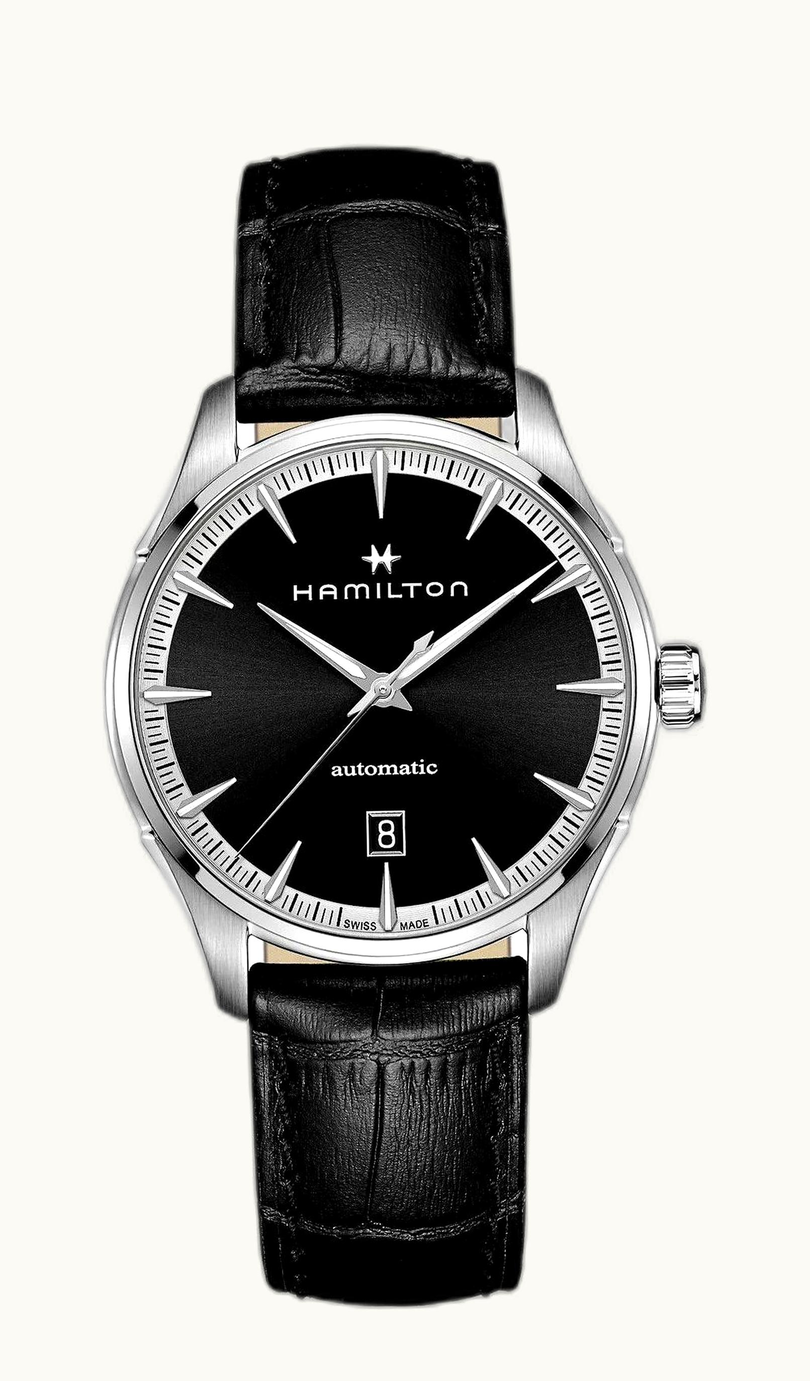 Hamilton Jazzmaster Auto 40 Stainless Steel / Black / Bracelet