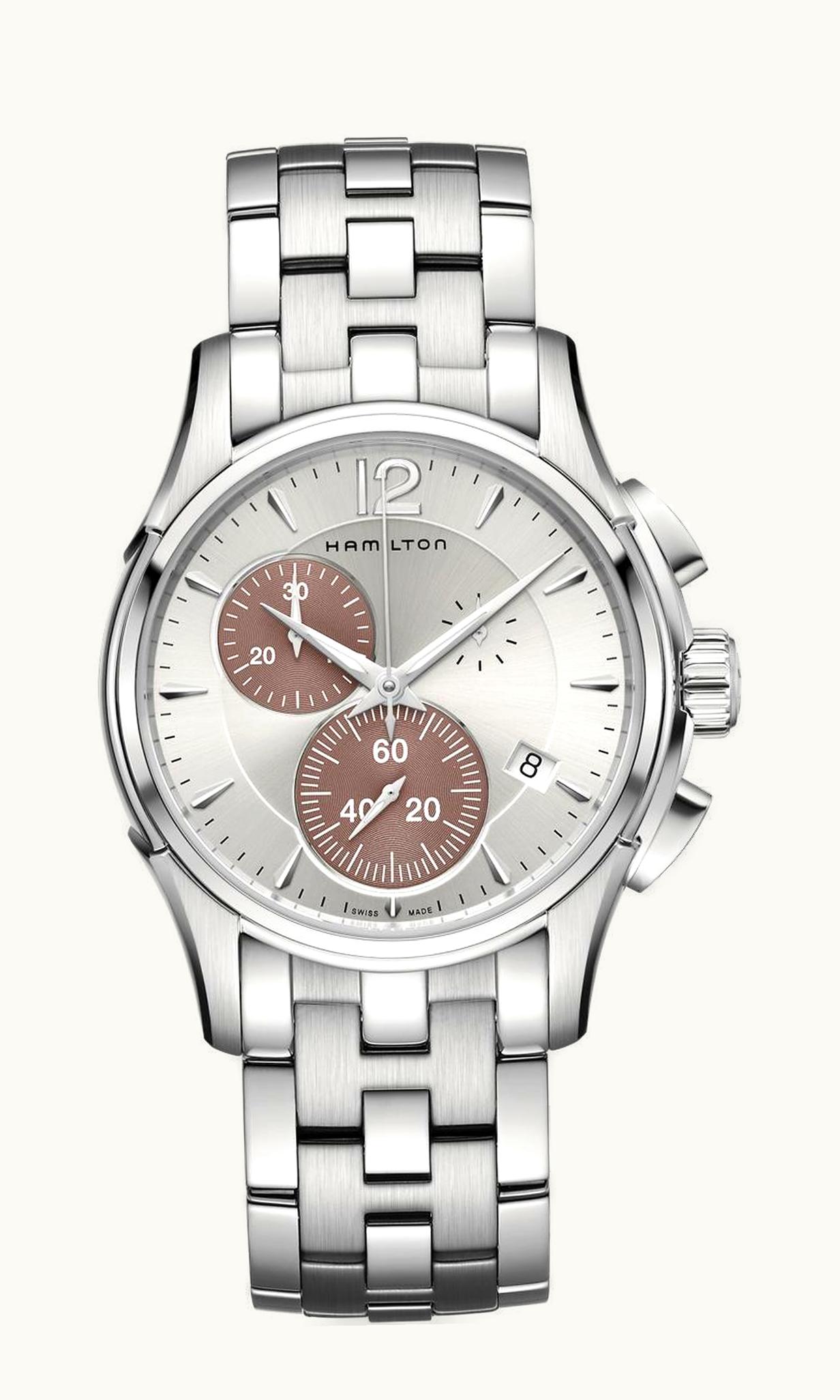 Hamilton Jazzmaster Chrono Quartz 42 Stainless Steel / Silver / Bracelet
