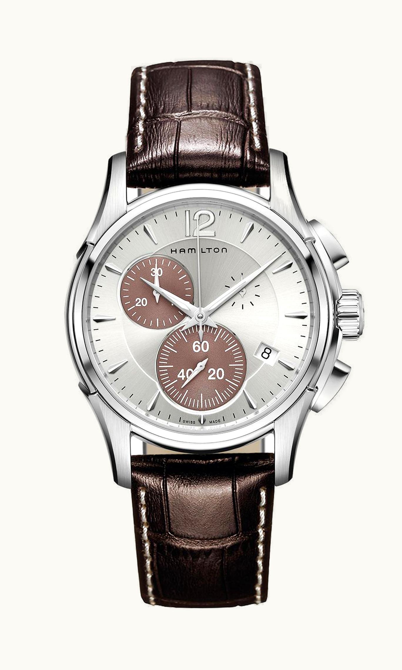 Hamilton Jazzmaster Chrono Quartz 42 Stainless Steel / Silver