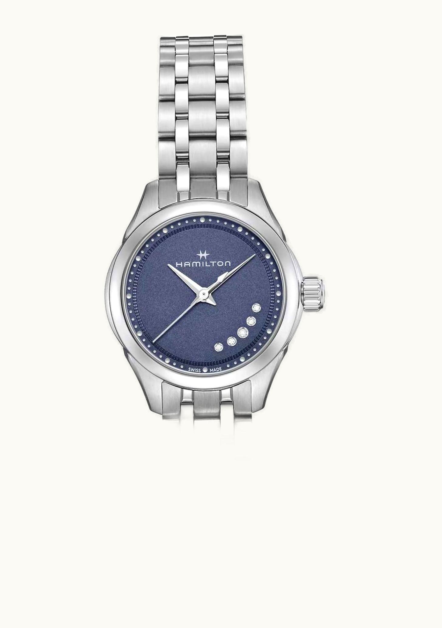 Hamilton Jazzmaster Lady Quartz 30 Stainless Steel / Blue / Bracelet
