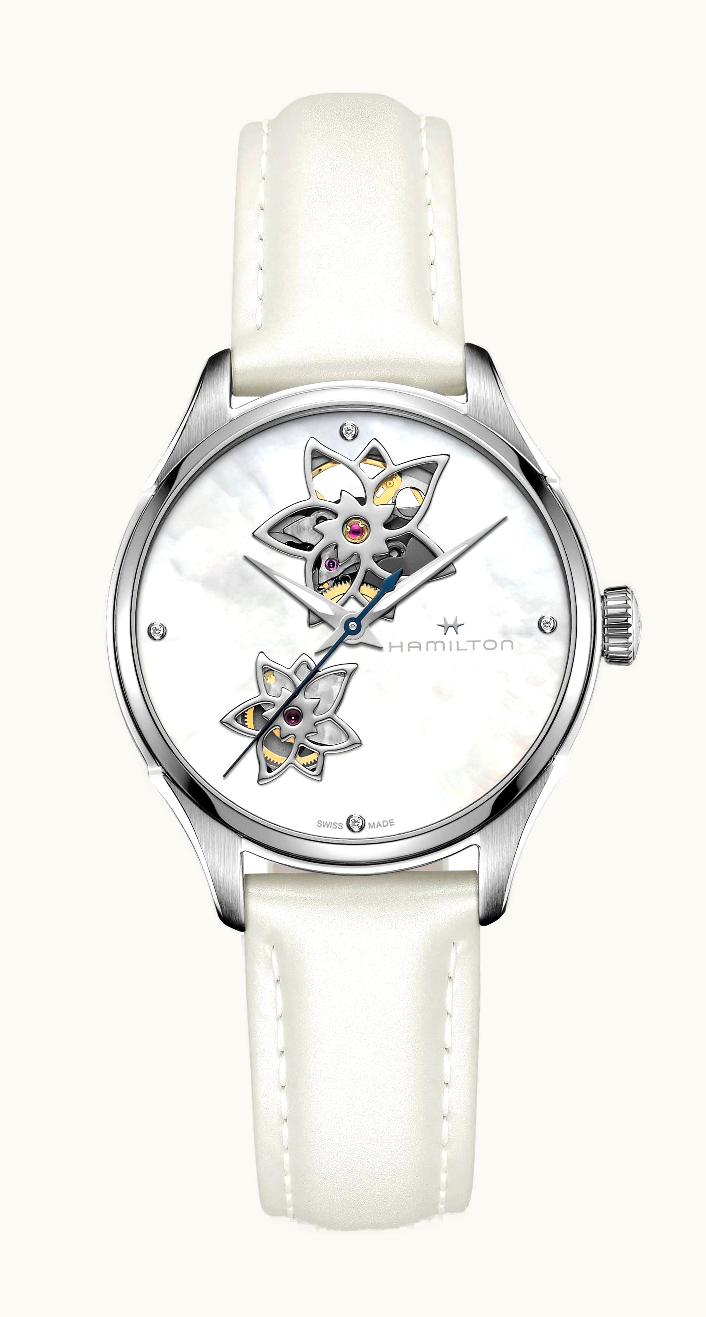 Hamilton Jazzmaster Open Heart 34 Stainless Steel / MOP