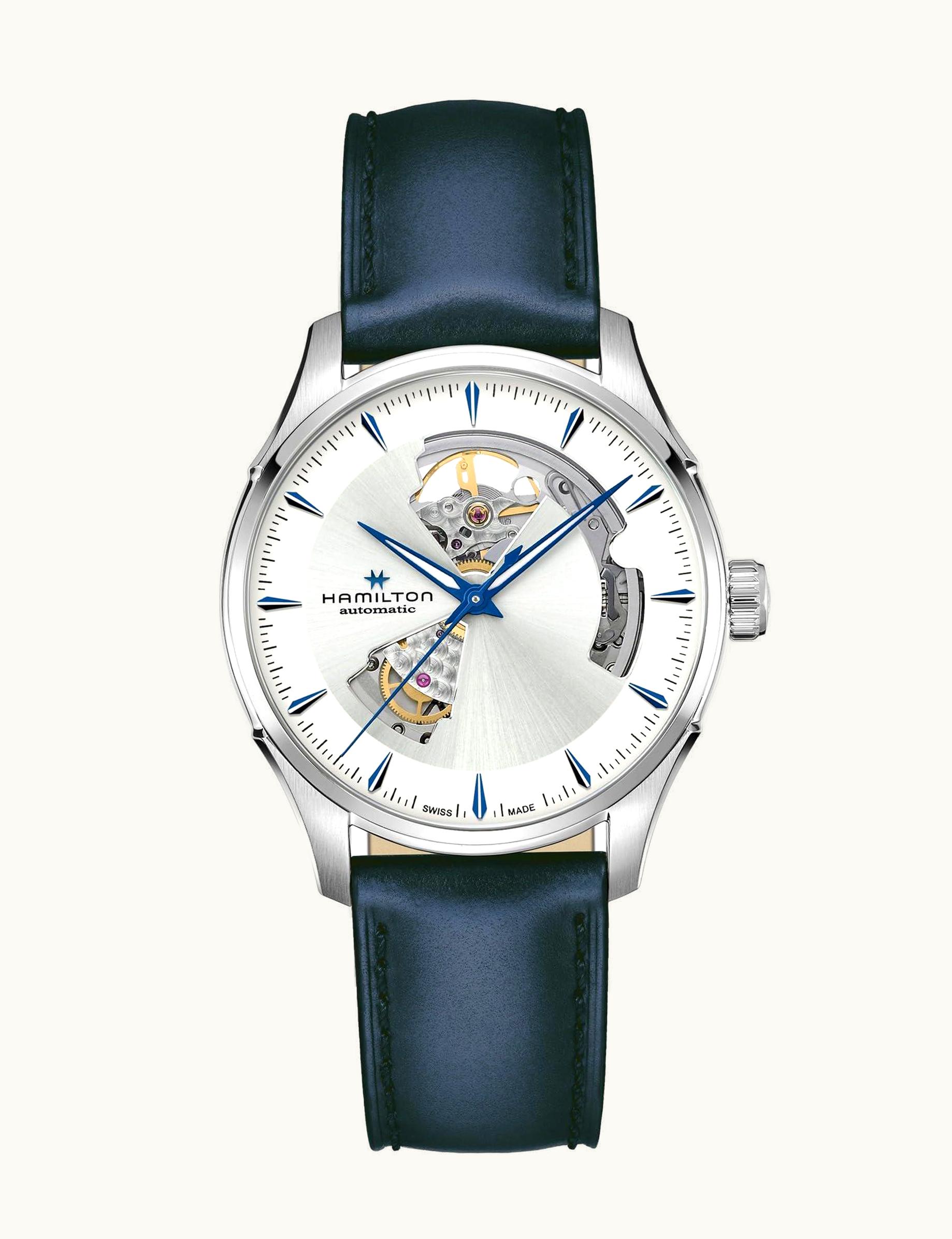 Hamilton Jazzmaster Open Heart 40 Stainless Steel / Silver