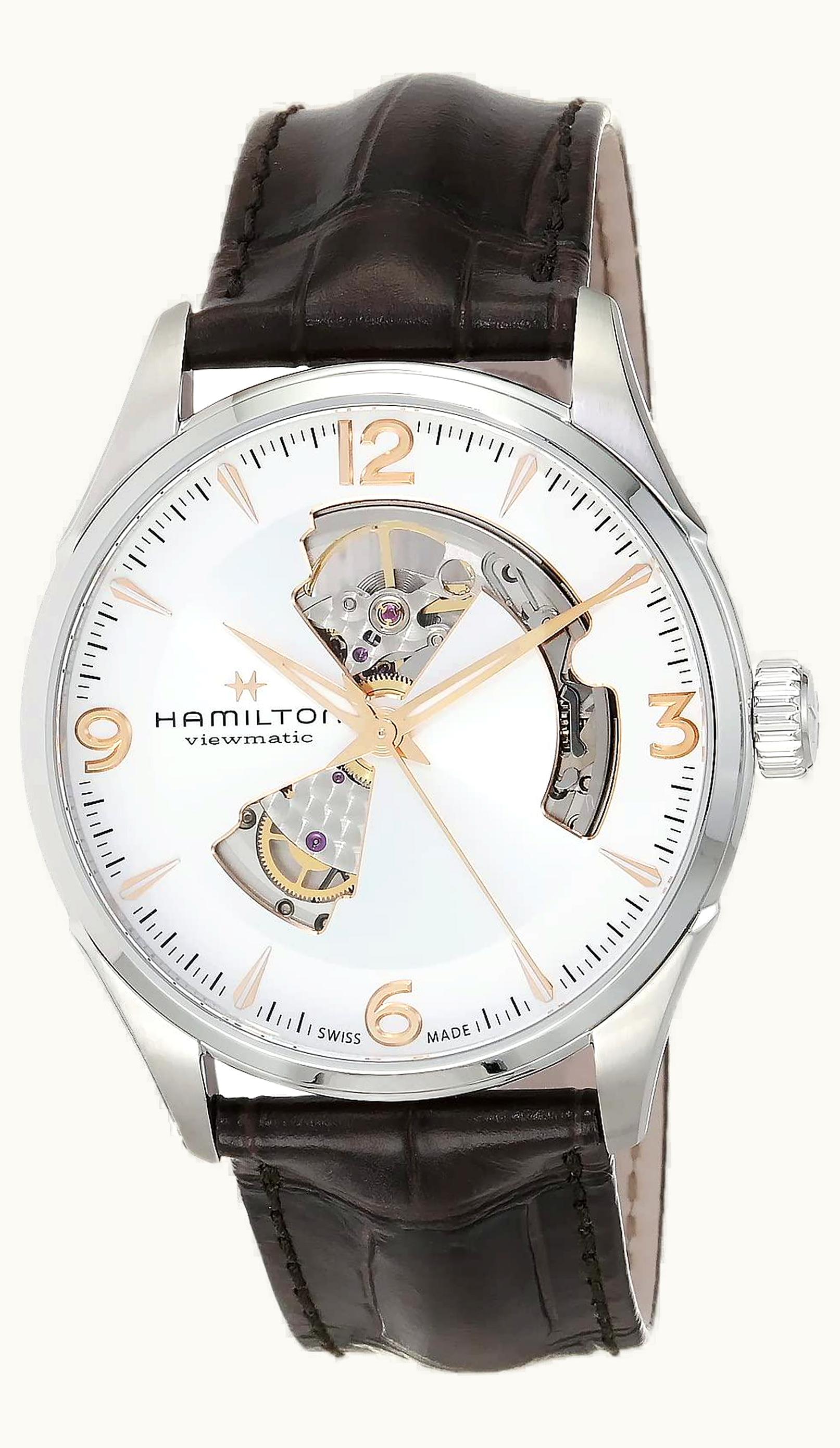 Hamilton Jazzmaster Open Heart 42 Stainless Steel / Silver
