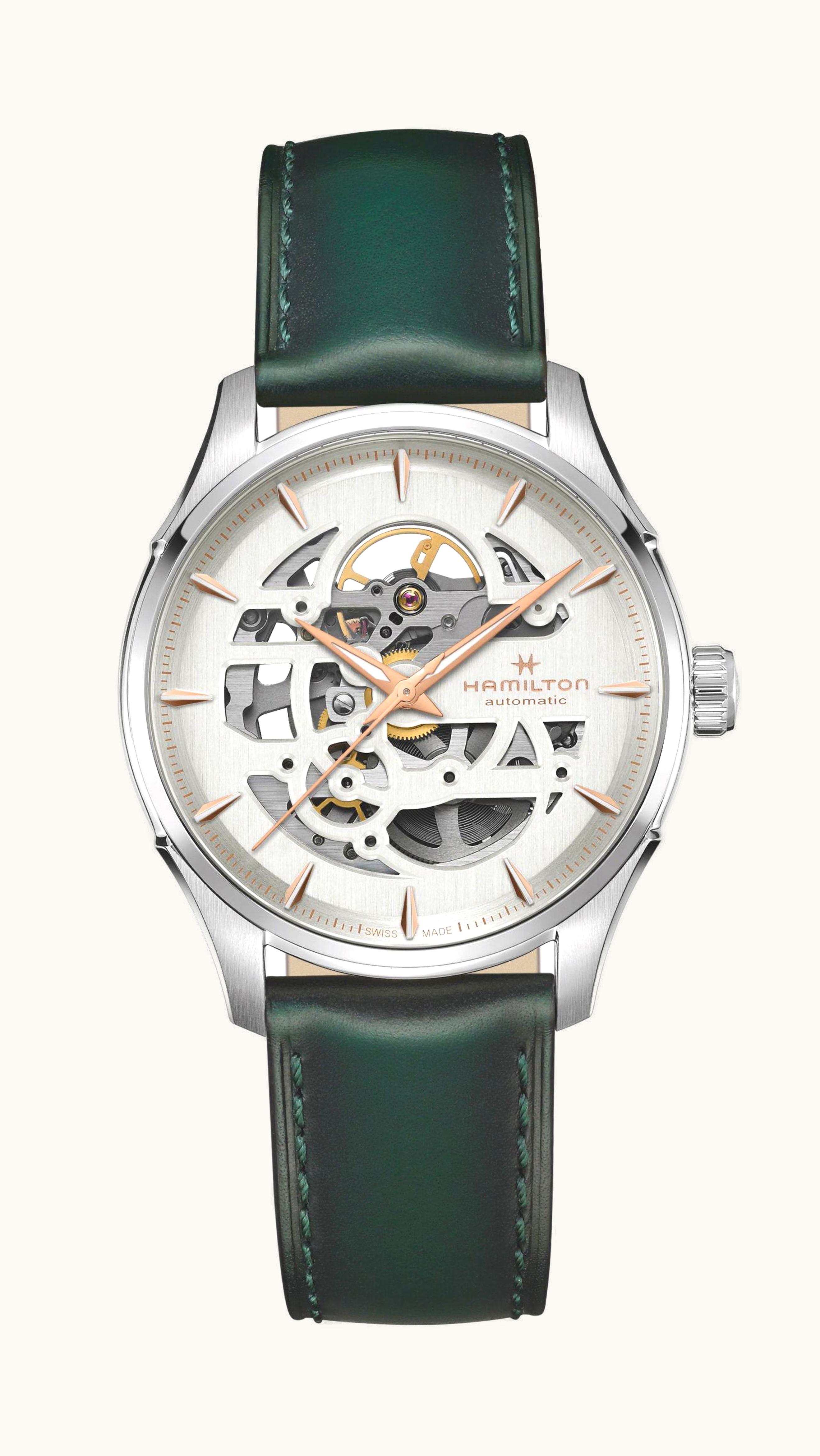 Hamilton Jazzmaster Skeleton Auto 40 Stainless Steel / Silver