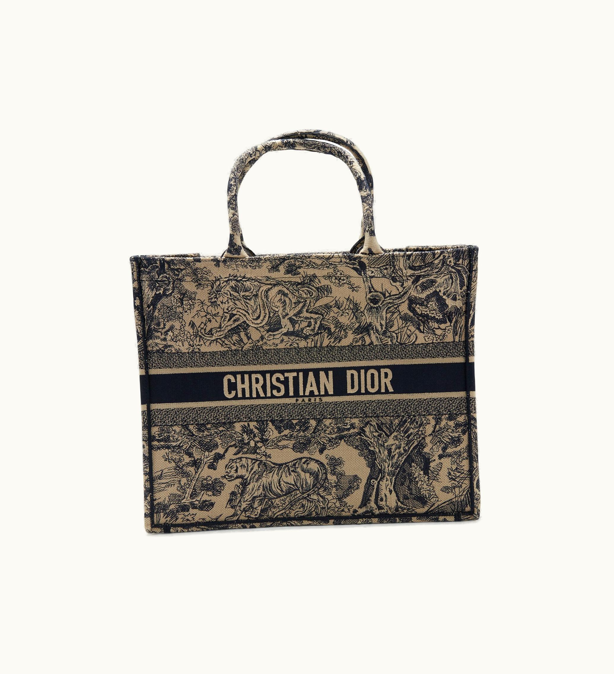 Dior Dior Toile De Jouy Book Tote Blue