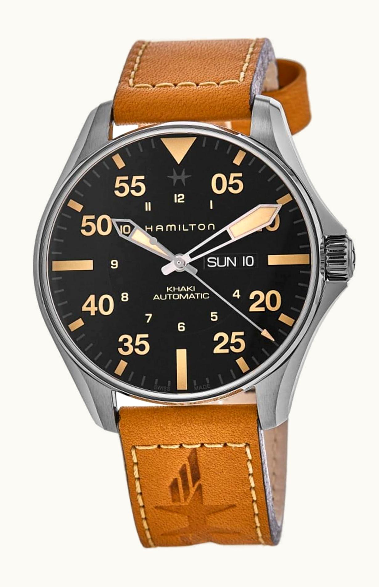 Hamilton Khaki Pilot Day-Date Auto 46 Stainless Steel / Black