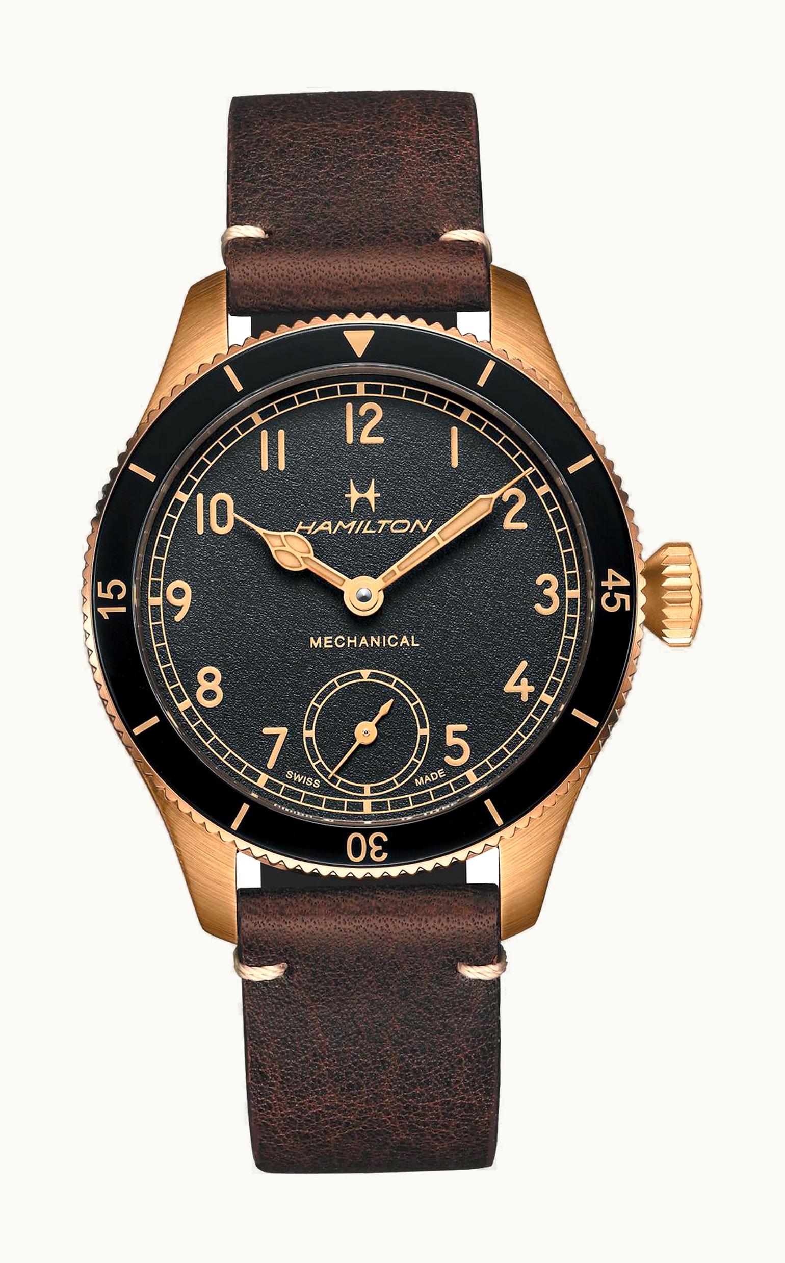 Hamilton Khaki Pilot Pioneer 43 Bronze / Black