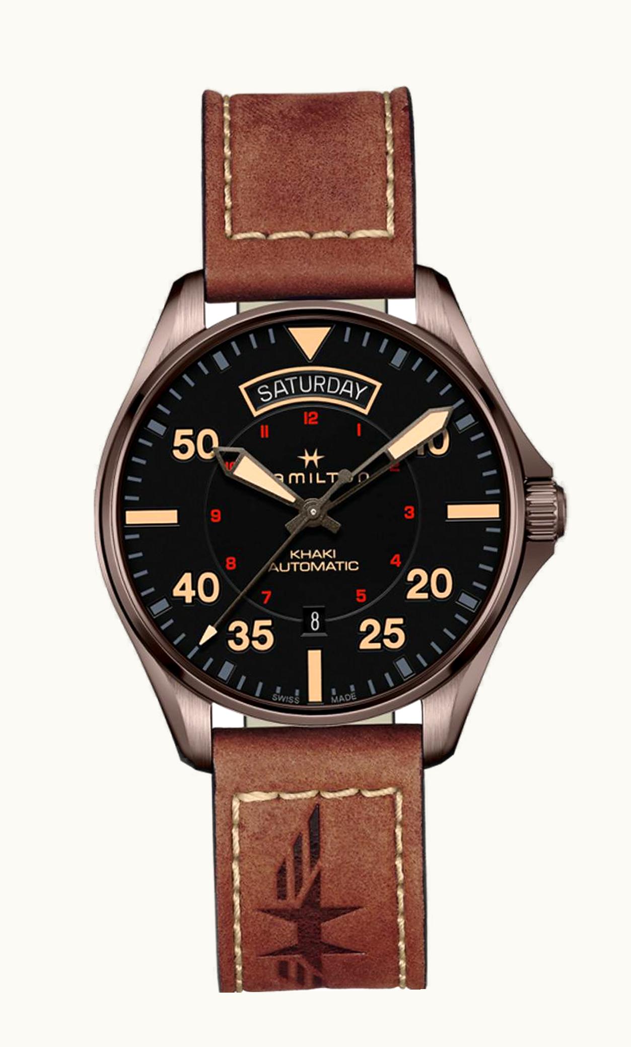 Hamilton Khaki Pilot Day Date PVD / Black