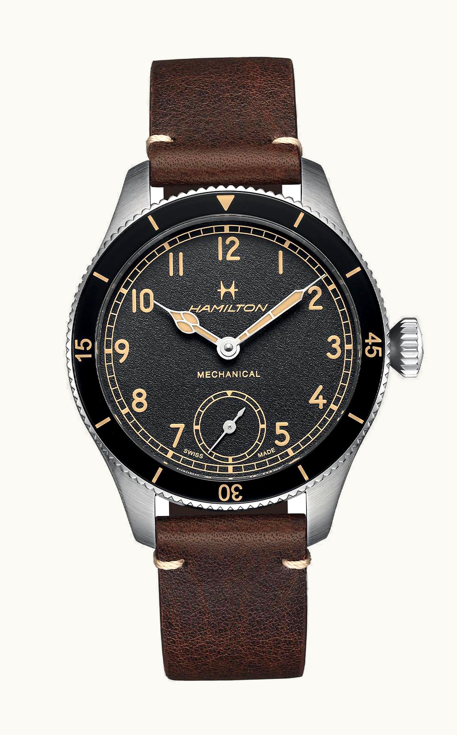 Hamilton Khaki Pilot Pioneer 43 Stainless Steel / Black