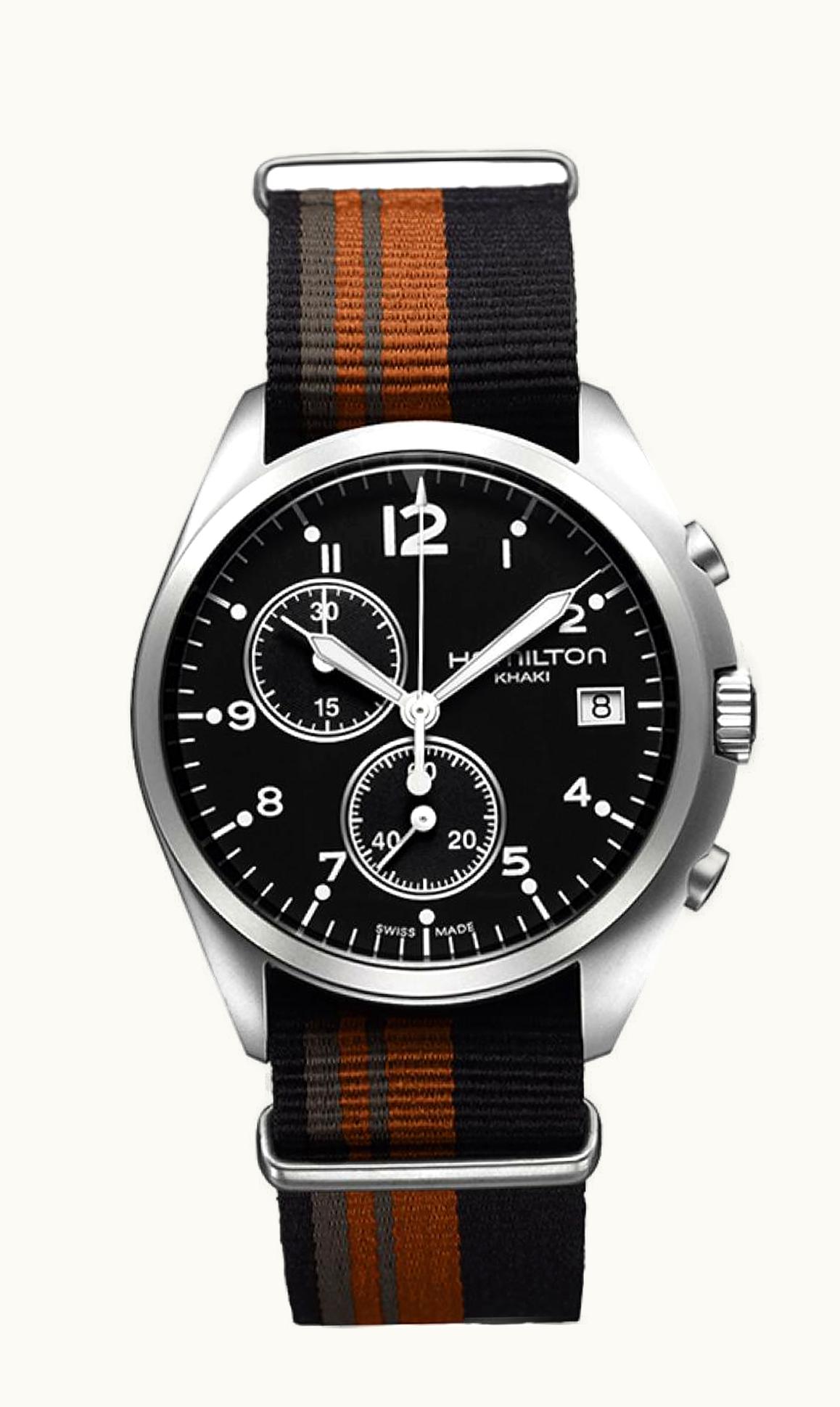Hamilton Khaki Pilot Pioneer Chrono Quartz / NATO