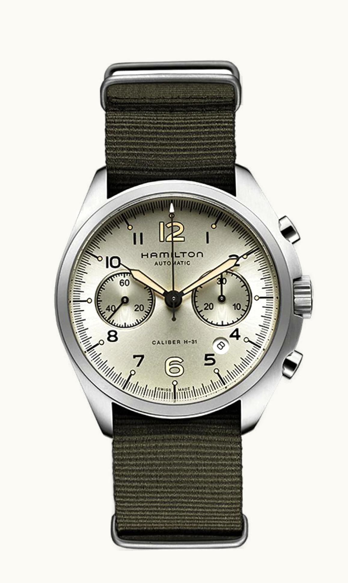 Hamilton Khaki Pilot Pioneer Auto Chrono